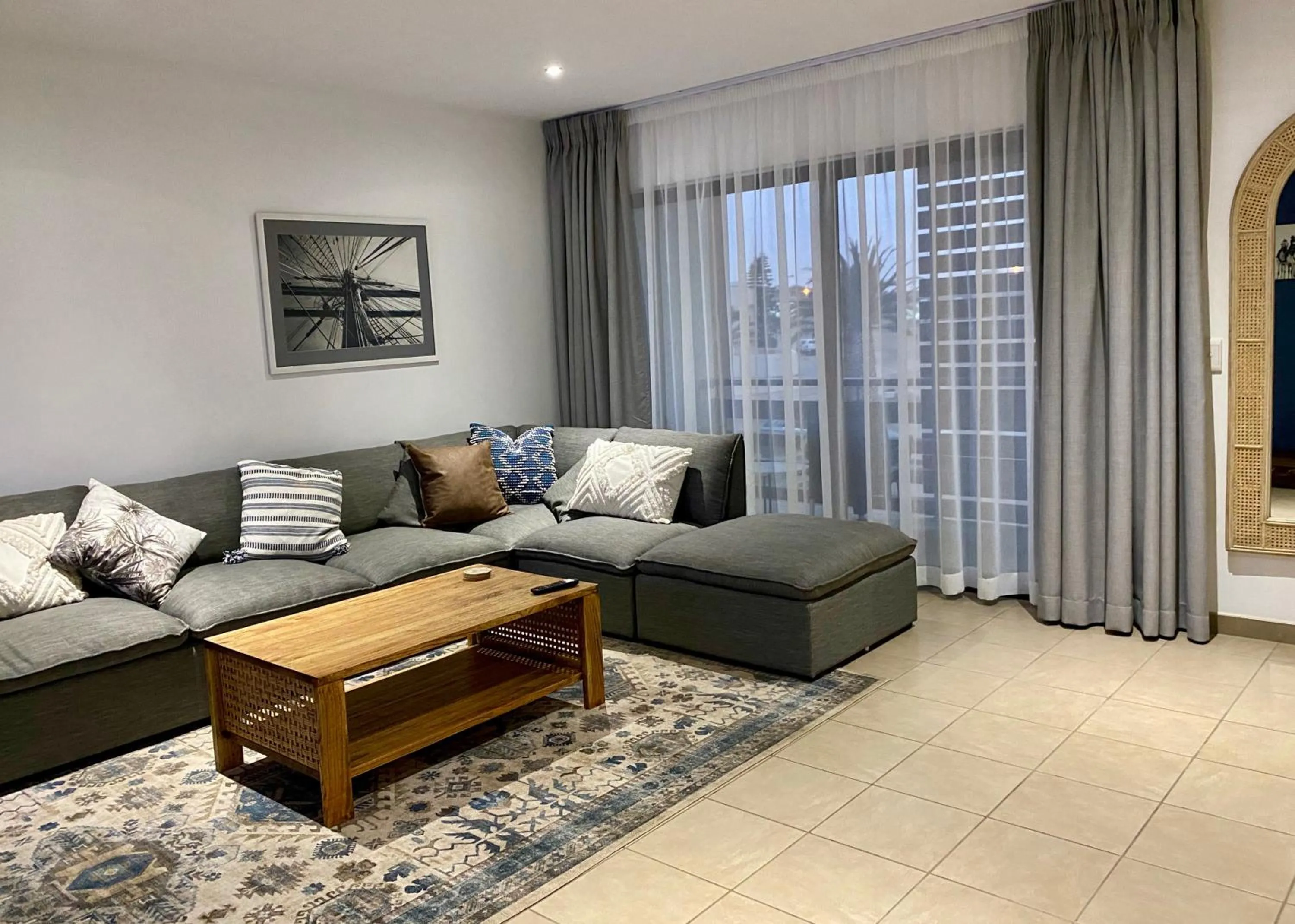 Living room in Ocean at Moringa Gardens Self Catering Accommodation