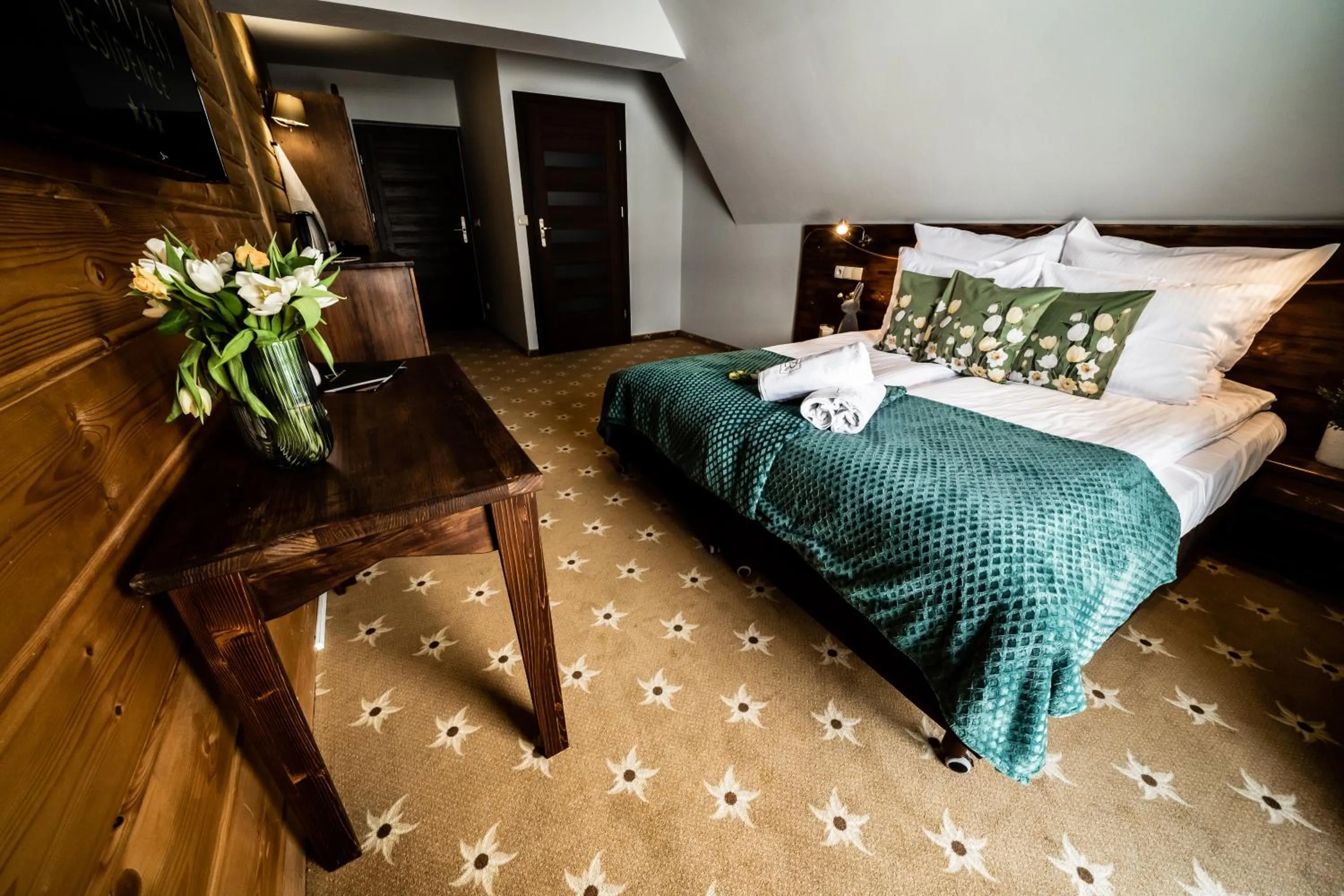 Bed in Zapotoczny Residence