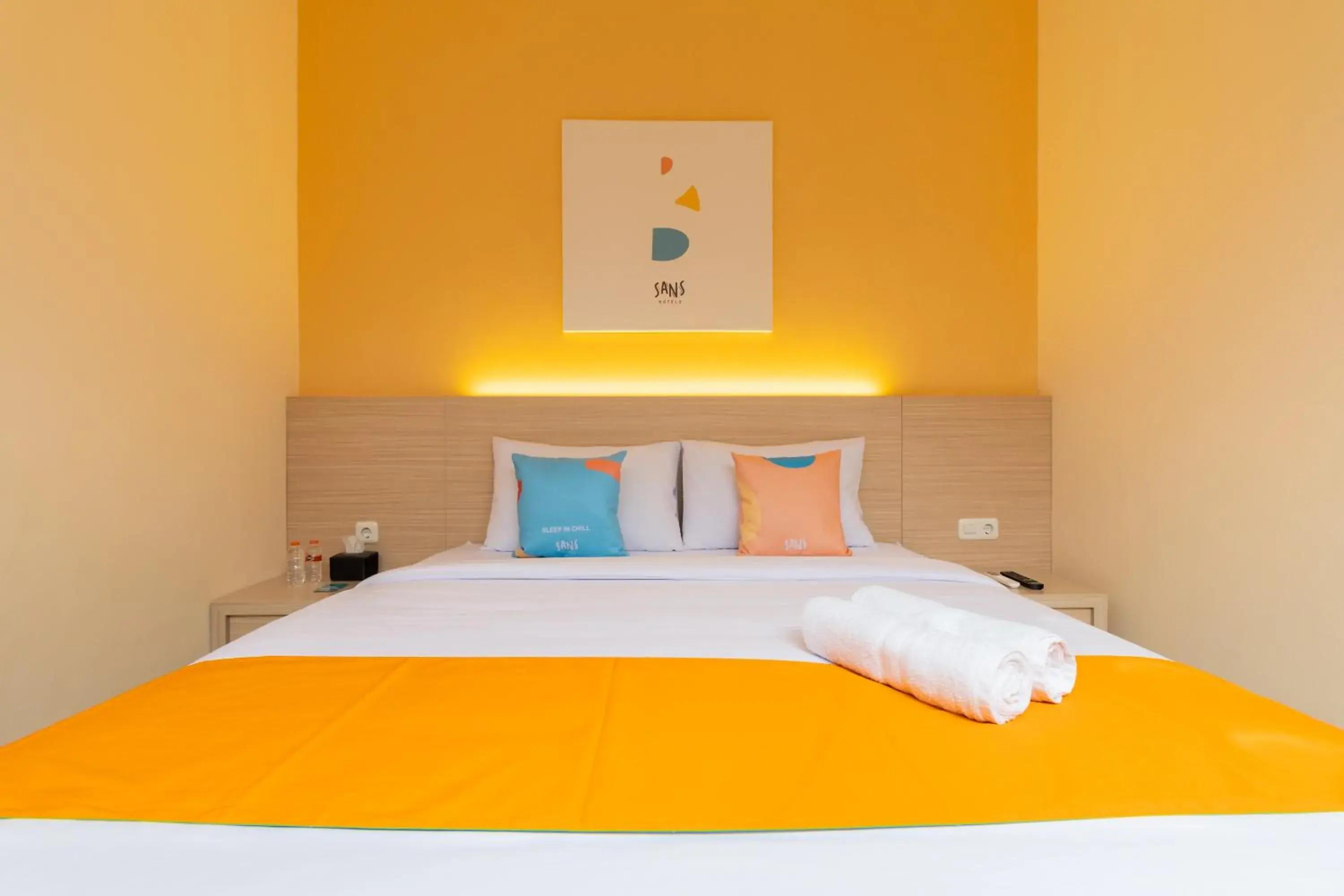 Bedroom, Bed in Sans Hotel Bubulak Bogor Bedroom, Bed in Sans Hotel Bubulak Bogor