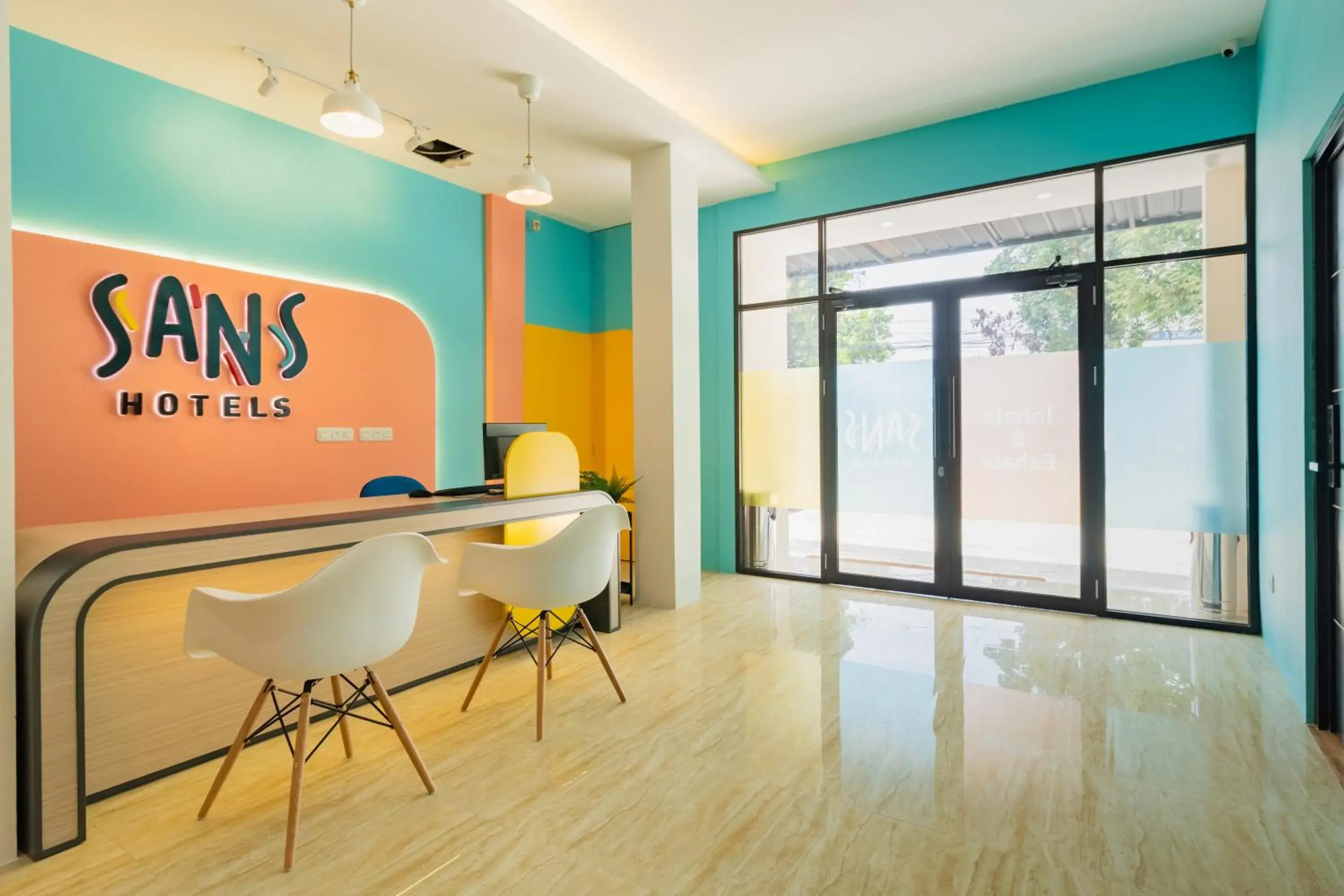 Lobby or reception in Sans Hotel Bubulak Bogor Lobby or reception in Sans Hotel Bubulak Bogor