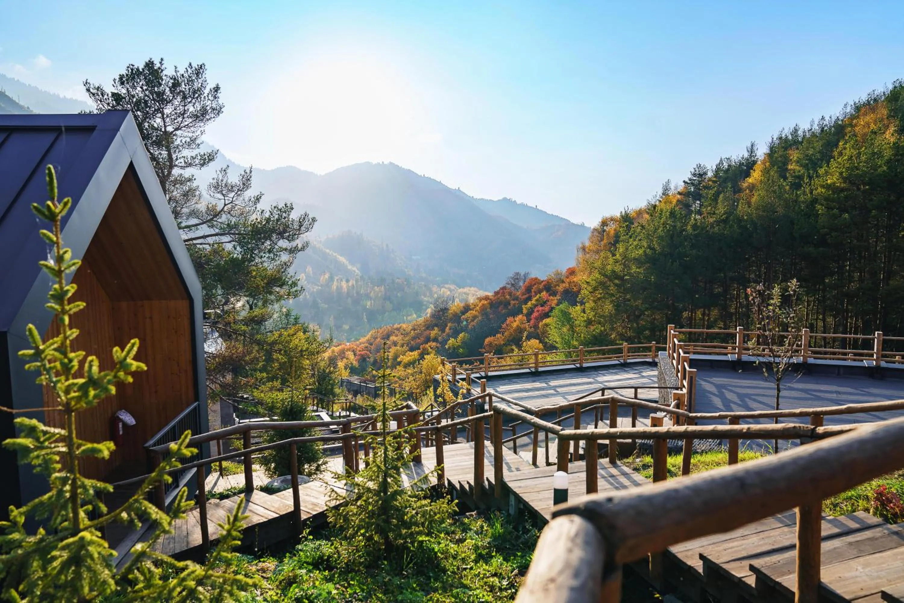 Autumn in Qazaq Auyl Eco Hotel