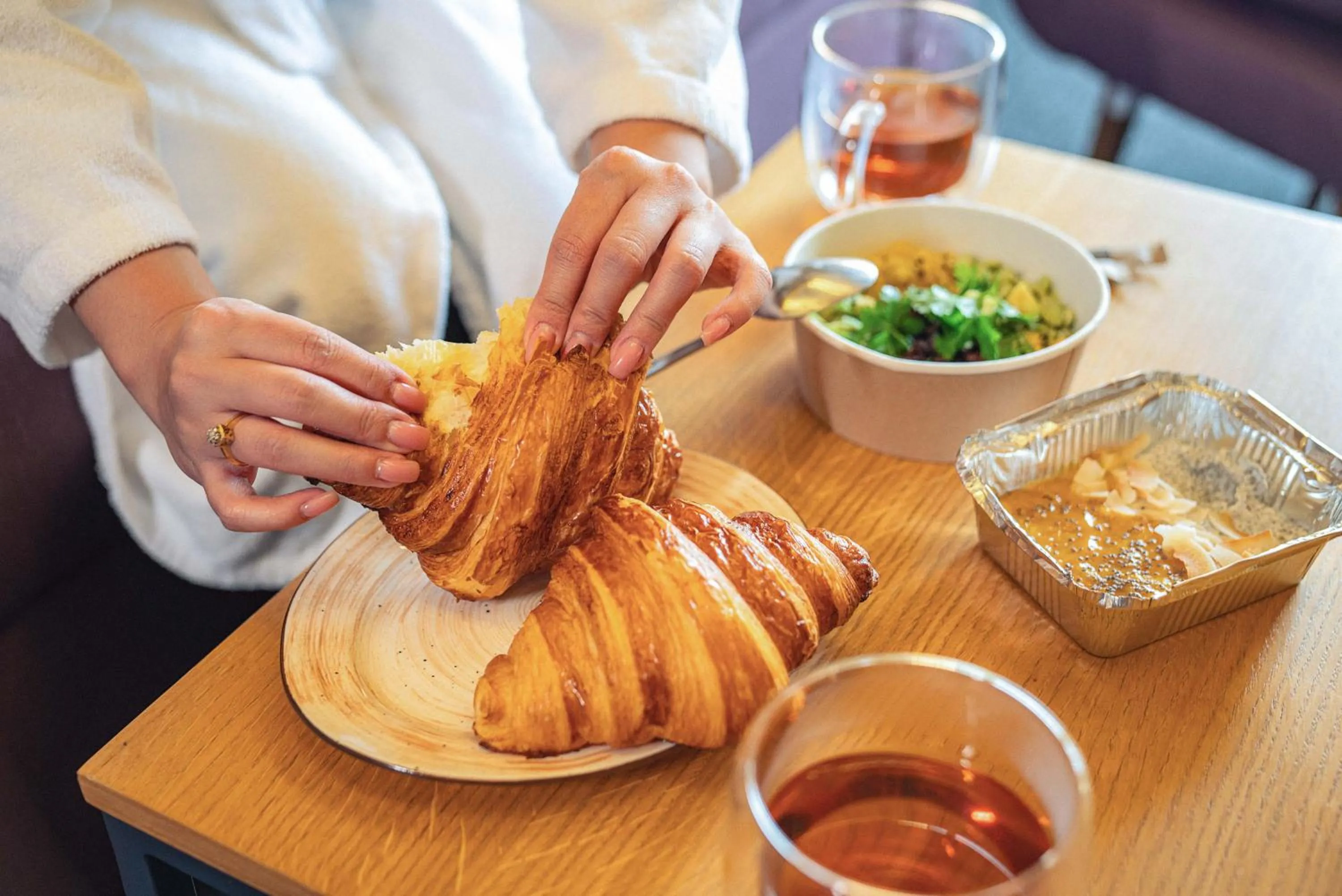 Breakfast in Qazaq Auyl Eco Hotel