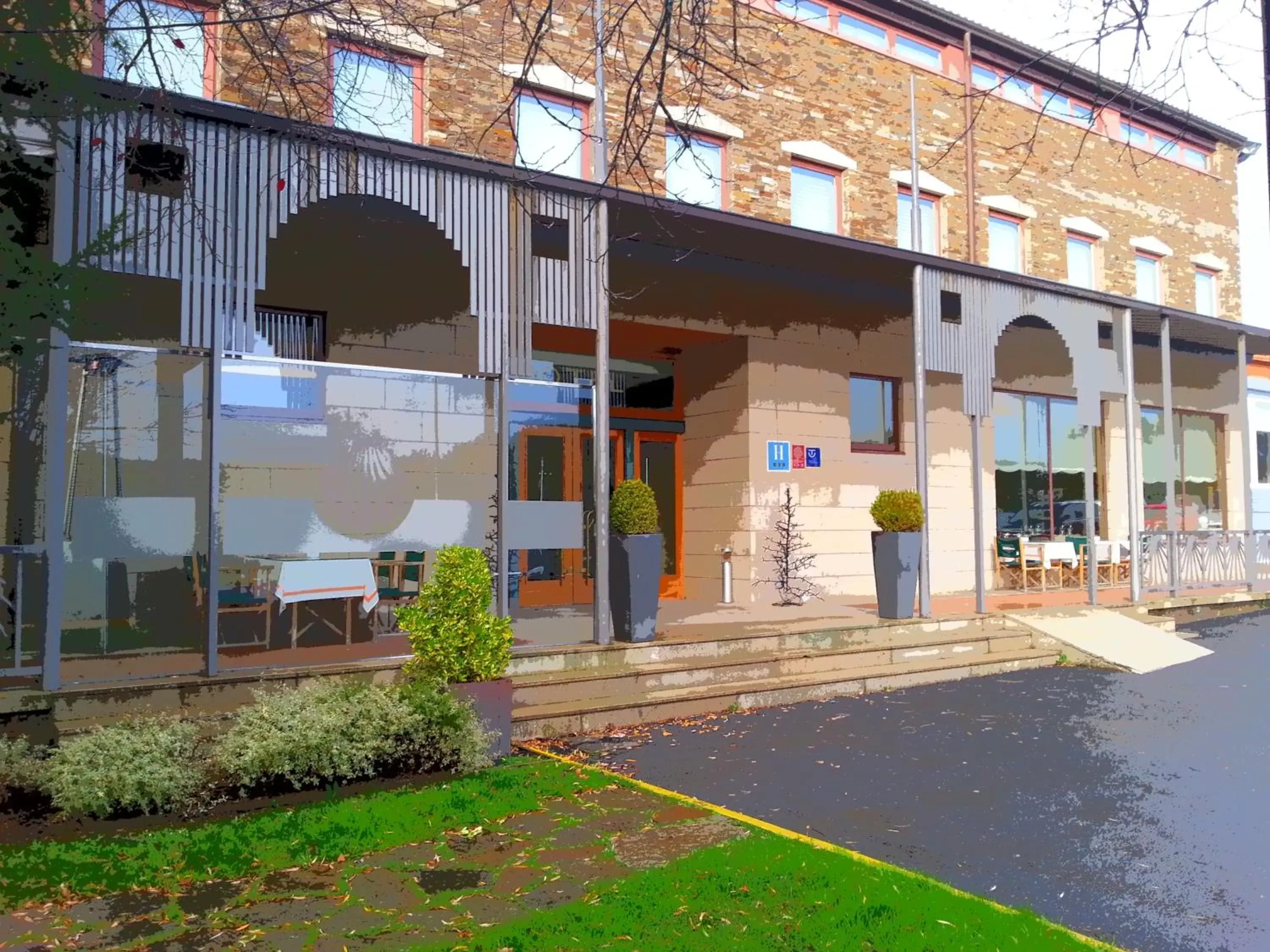 Facade/entrance in Ruta Jacobea Facade/entrance in Ruta Jacobea