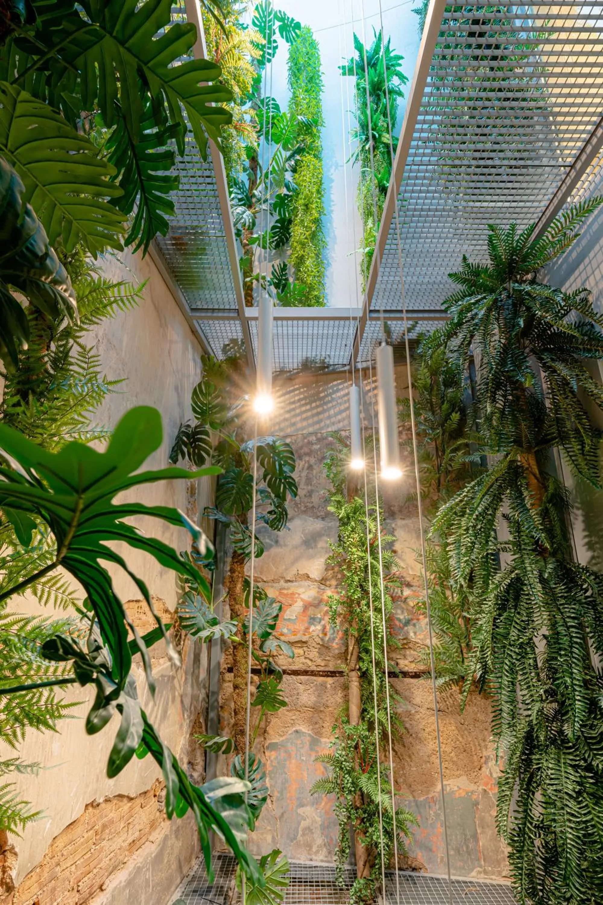 Garden view in Ciel Suites Athens