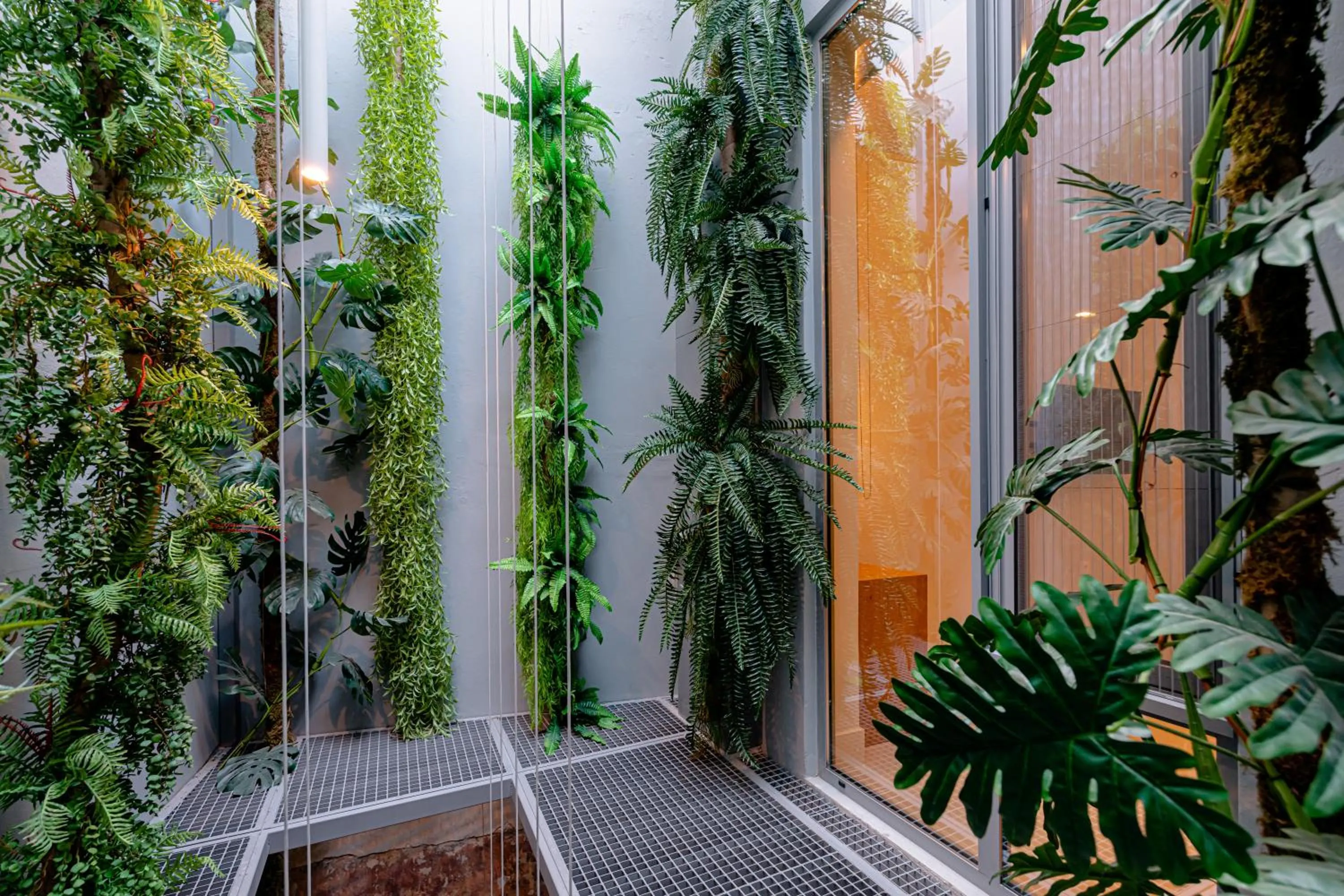 Garden view in Ciel Suites Athens