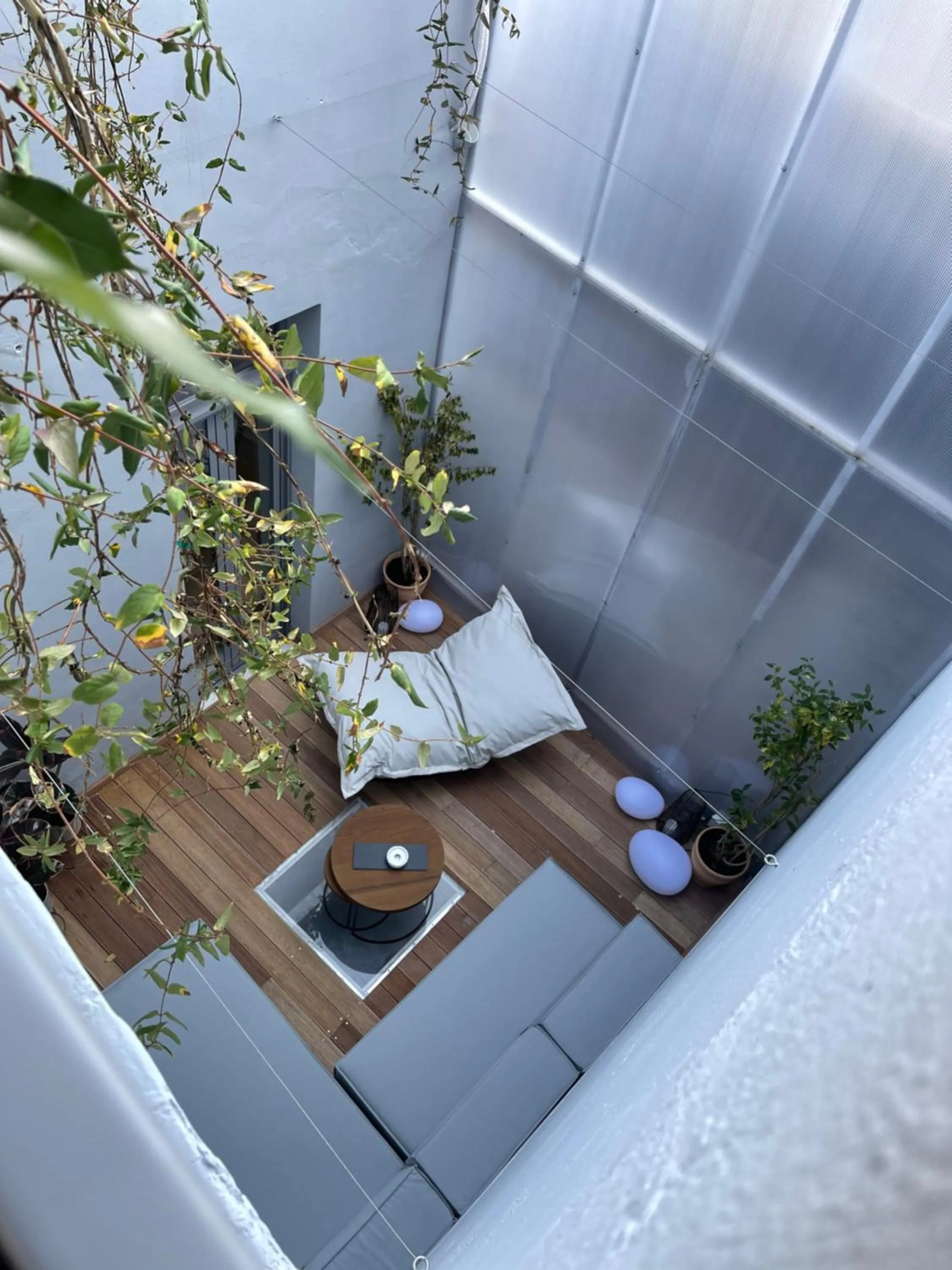 Patio in Ciel Suites Athens