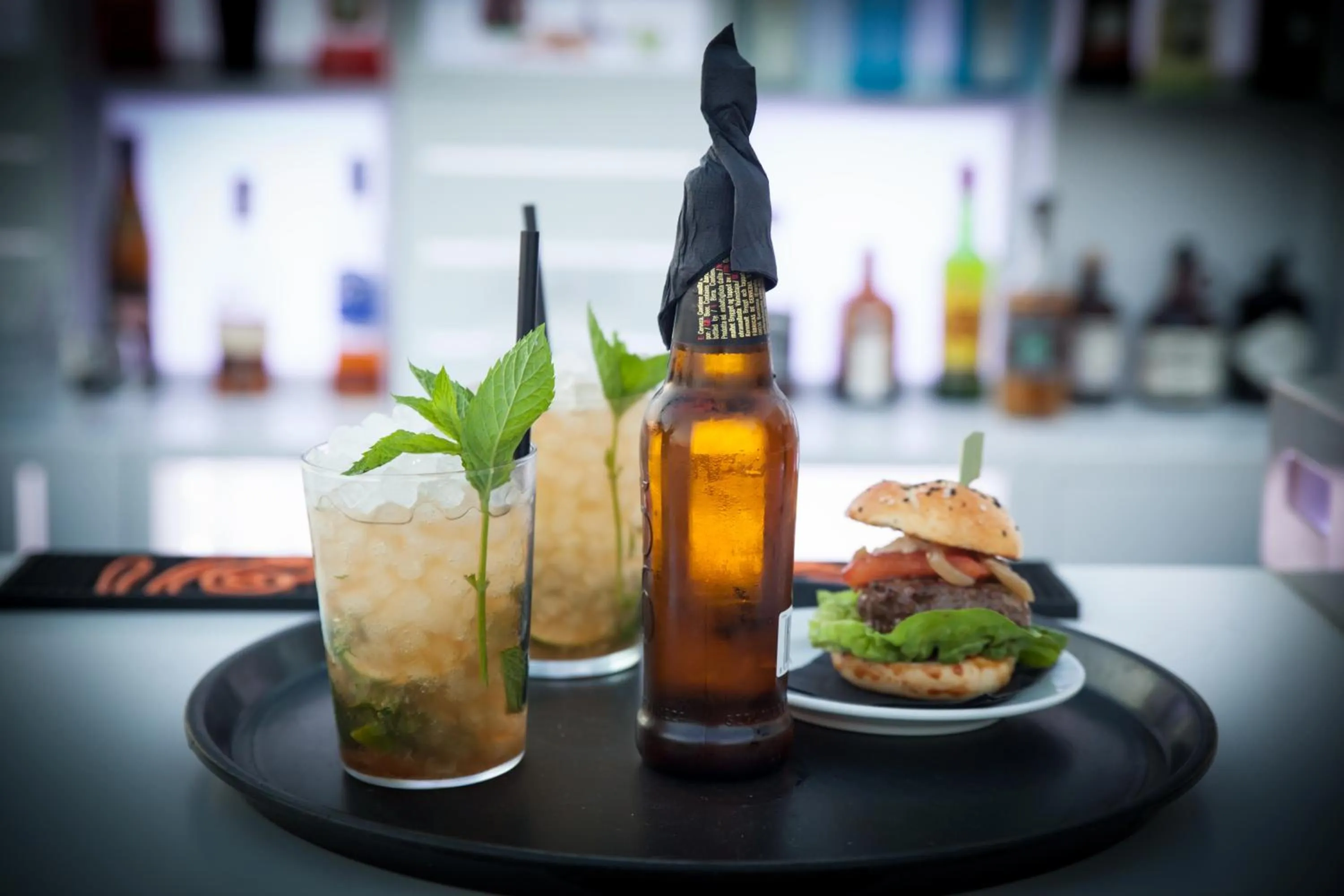 Food close-up in Ocean Drive Ibiza