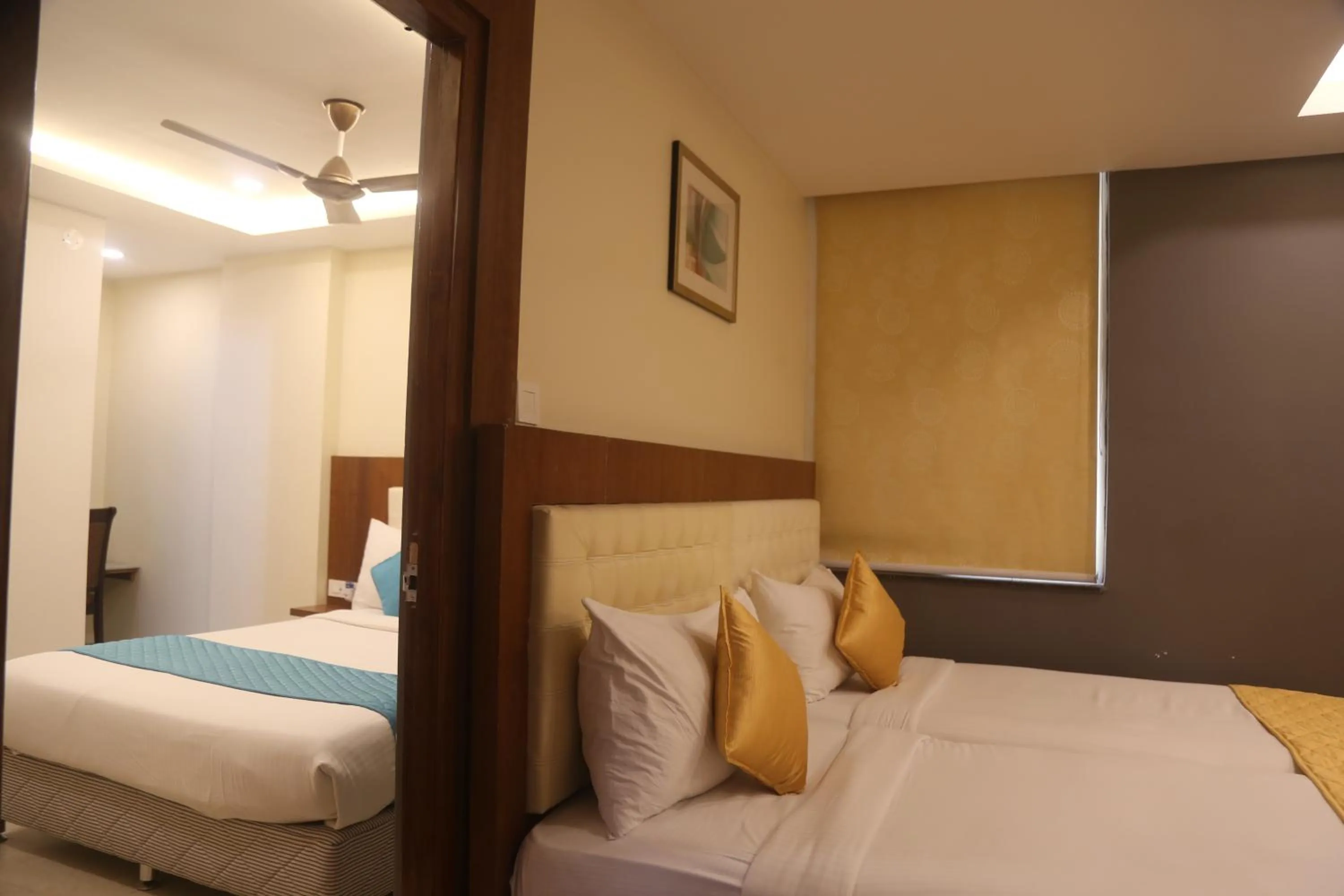 Bedroom, Bed in Hotel The Prime