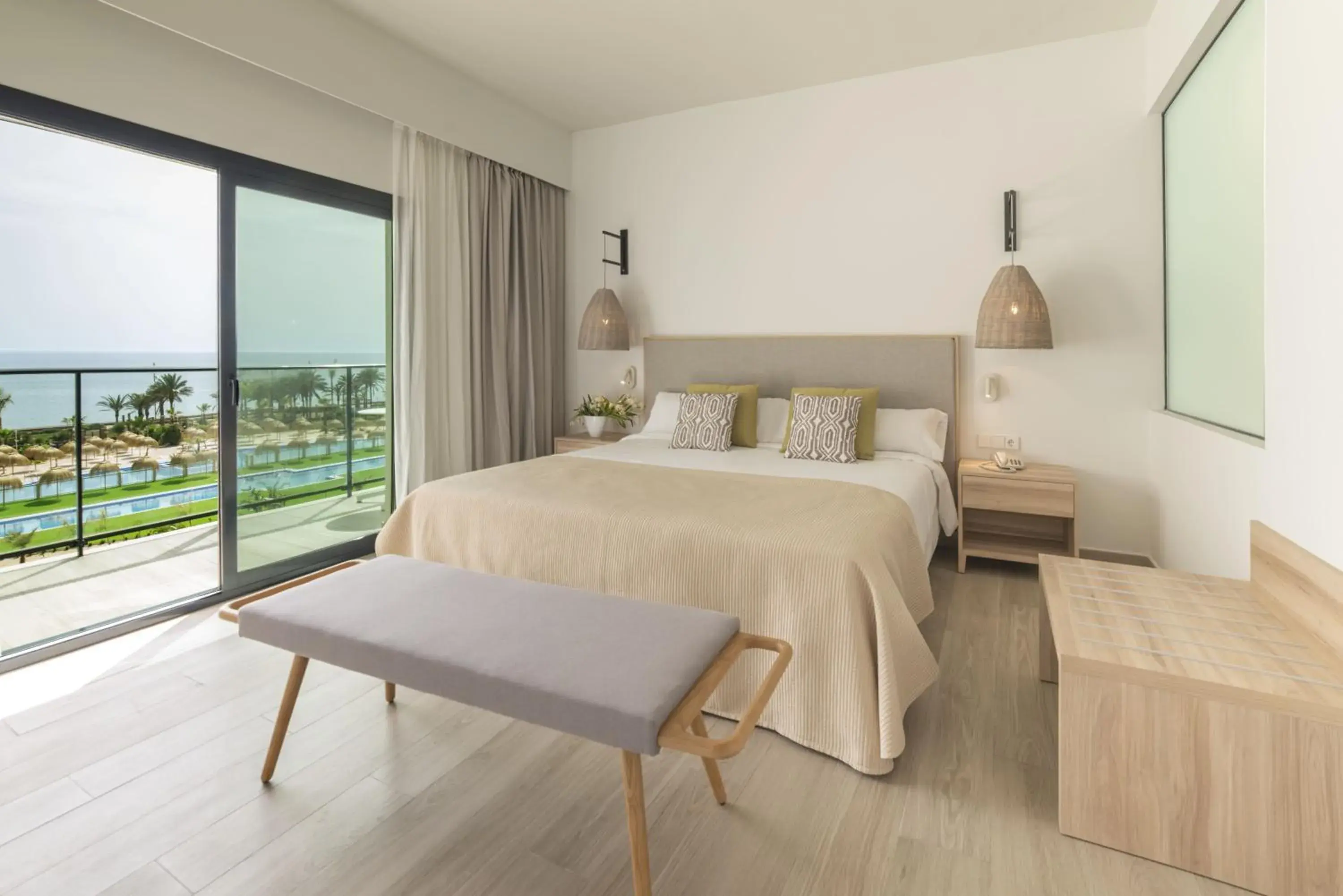 Bed in Cabogata Beach Hotel Bed in Cabogata Beach Hotel