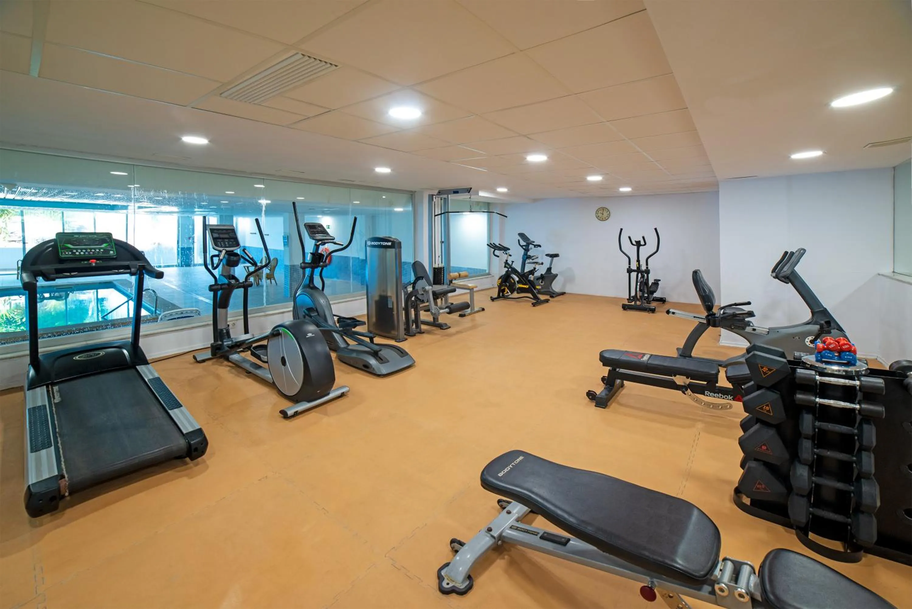 Fitness centre/facilities in Hotel Cabogata Jardín