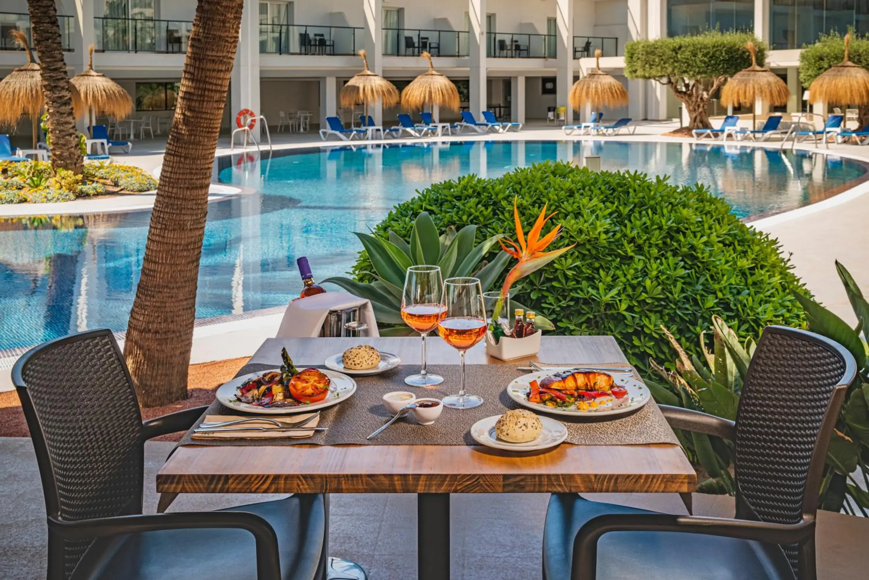 Food close-up in Hotel Cabogata Jardín Food close-up in Hotel Cabogata Jardín