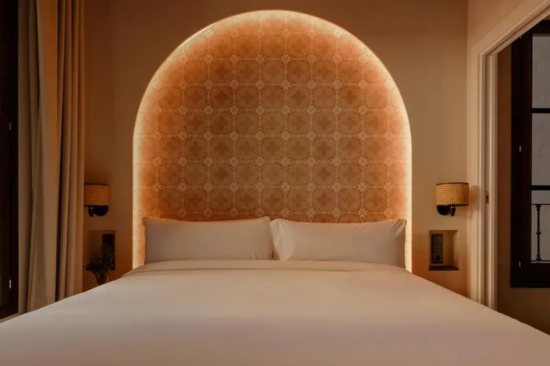 Bedroom, Bed in Hotel Hamsa House