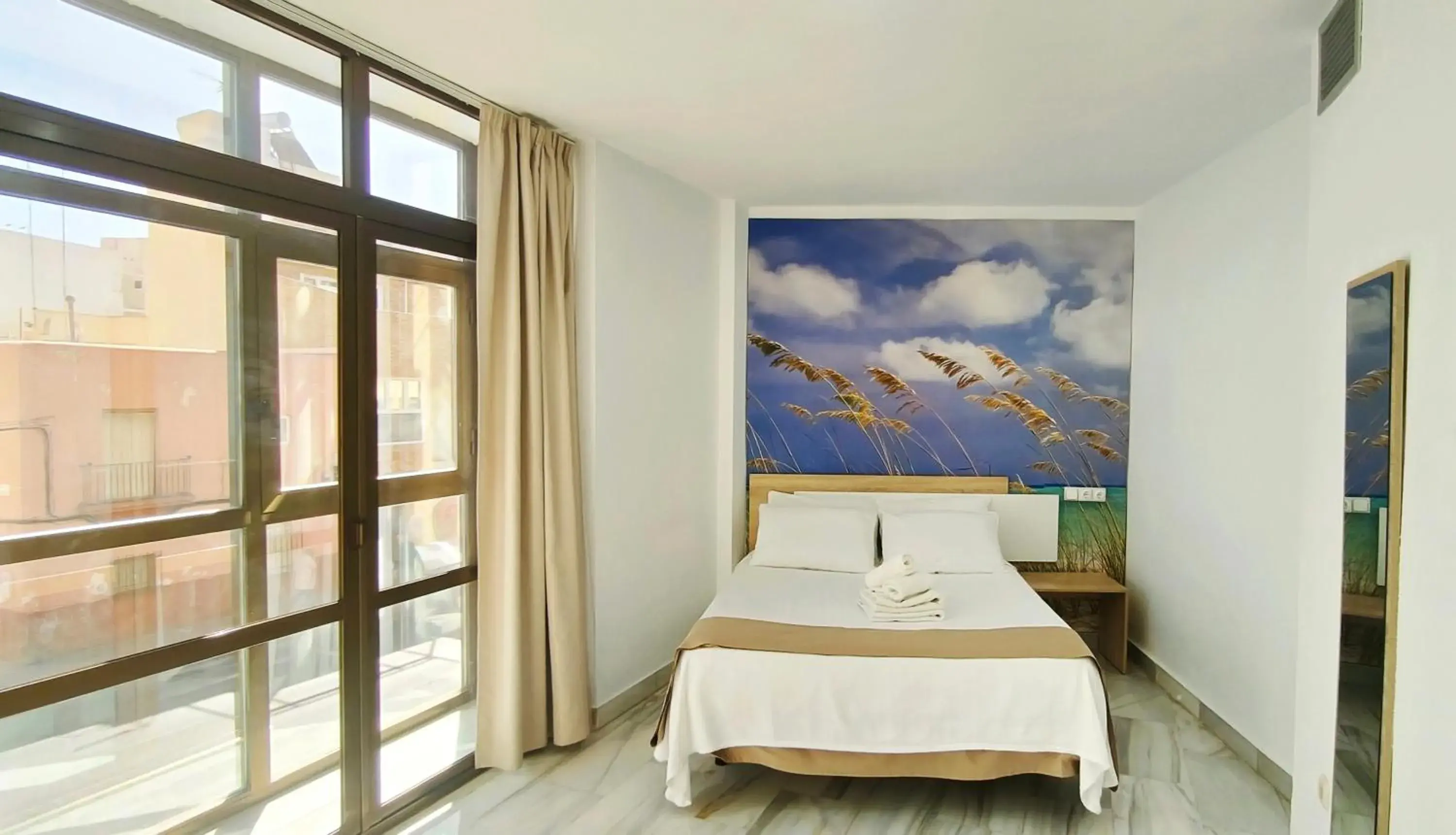 Bedroom, Bed in Hotel Sol Almería Bedroom, Bed in Hotel Sol Almería