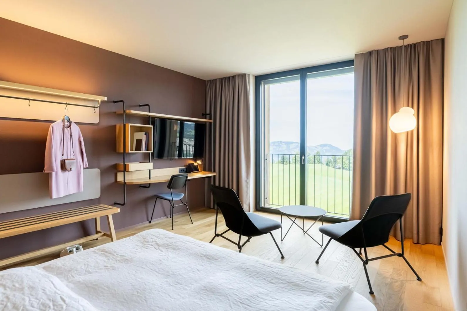 TV and multimedia, Bed in Stoos Lodge