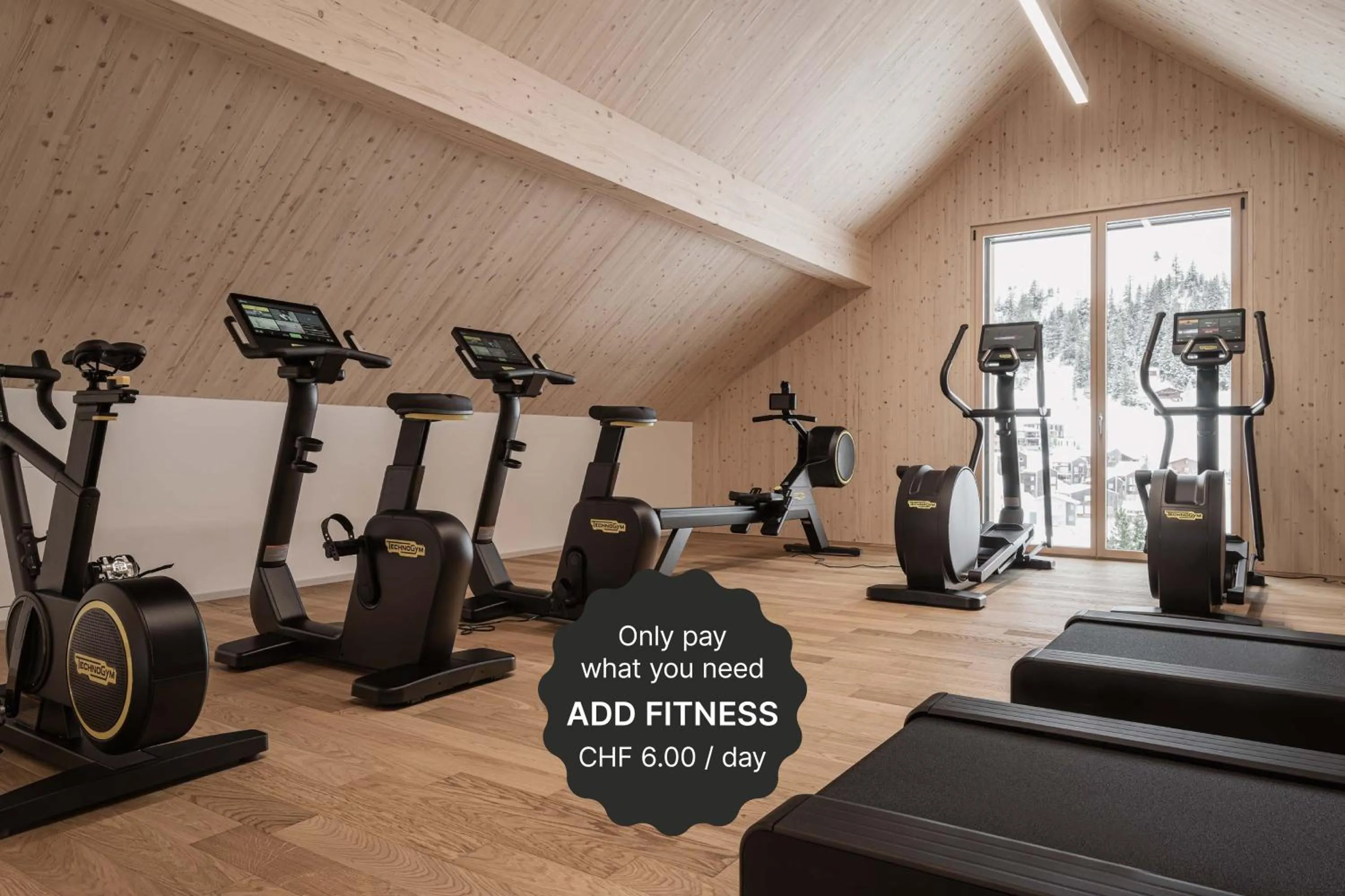 Fitness centre/facilities in Stoos Lodge