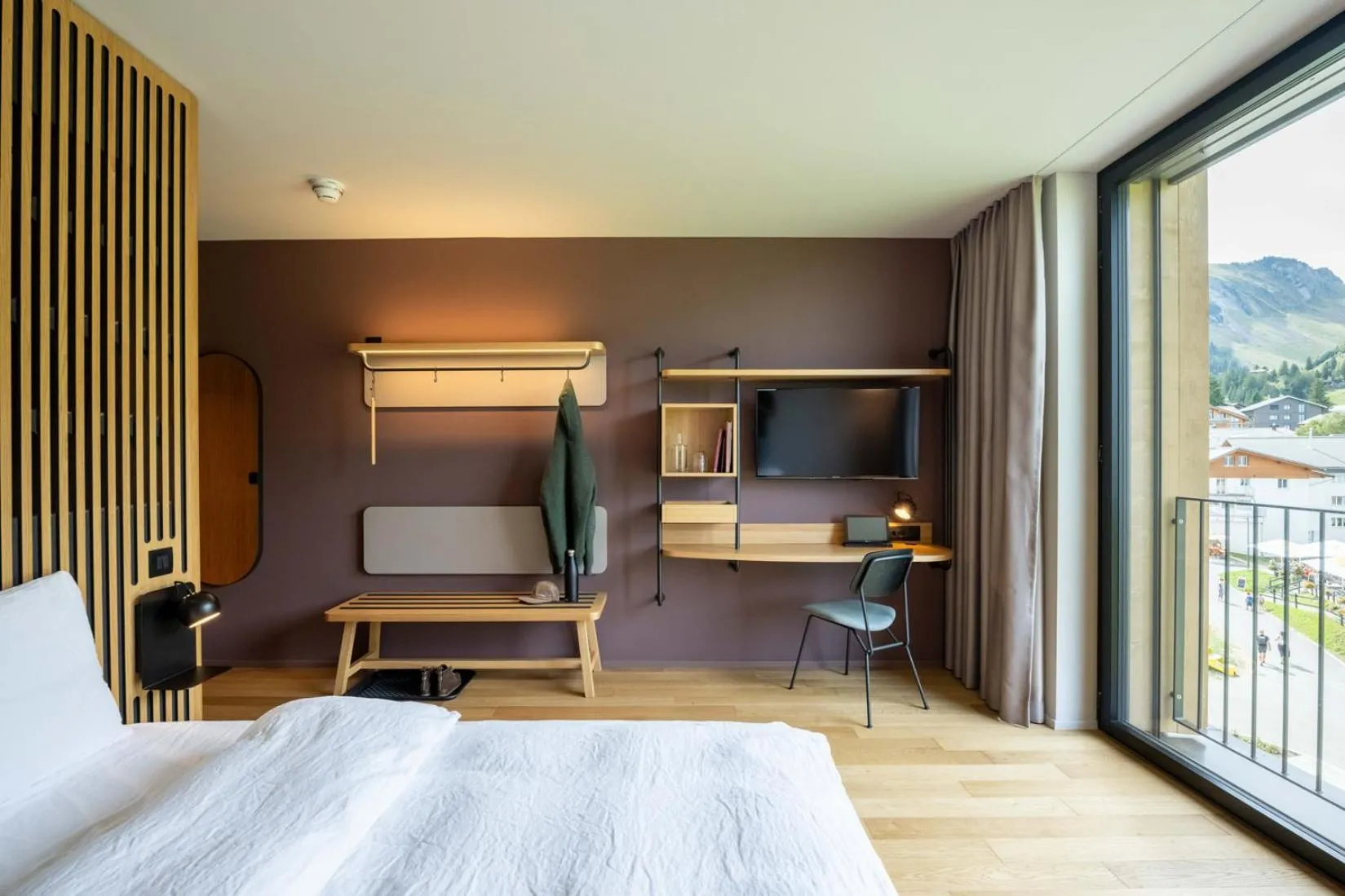 TV and multimedia, Bed in Stoos Lodge