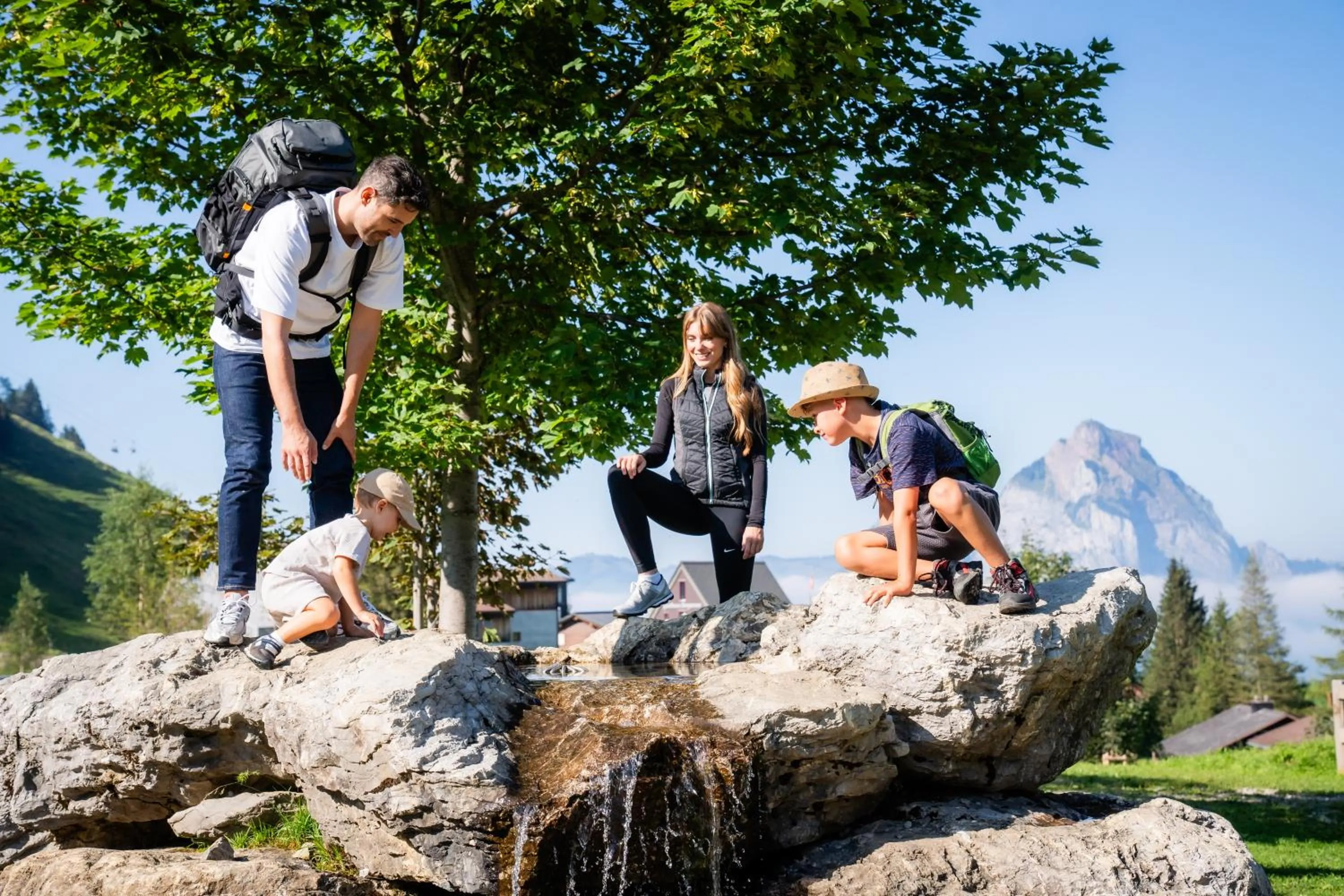 Children play ground in Stoos Lodge