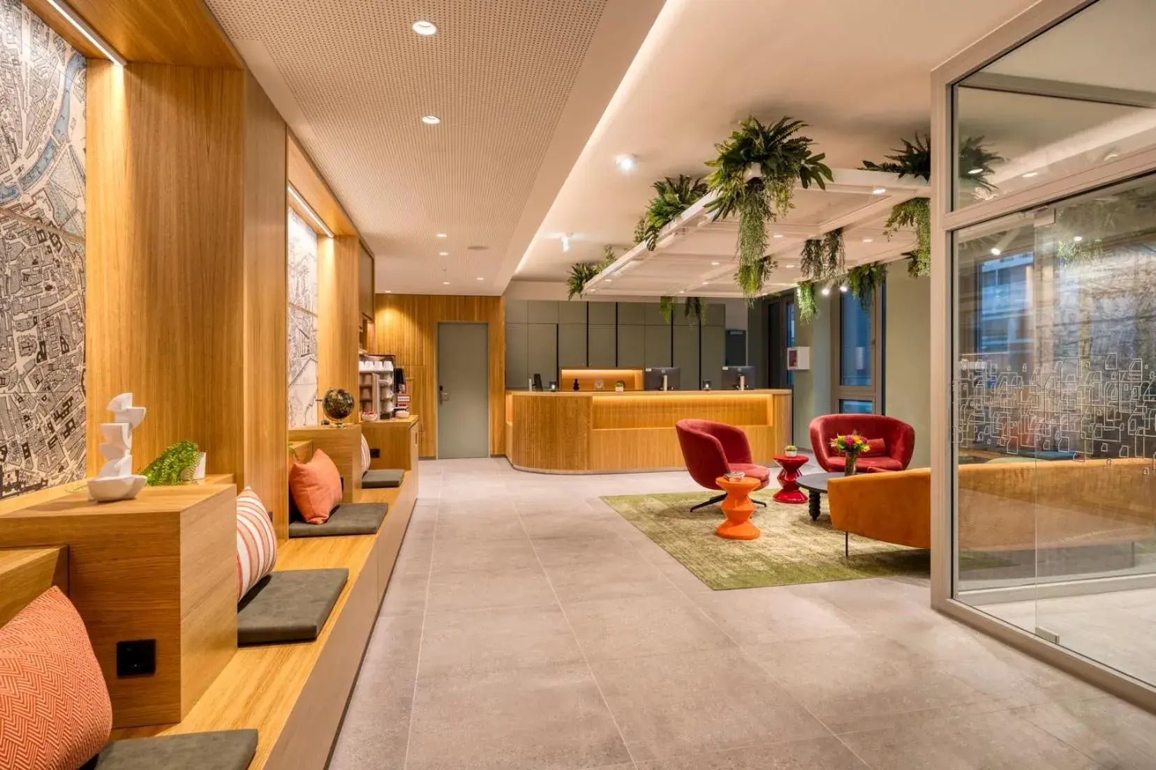 Lobby or reception in Citadines Danube Vienna Lobby or reception in Citadines Danube Vienna