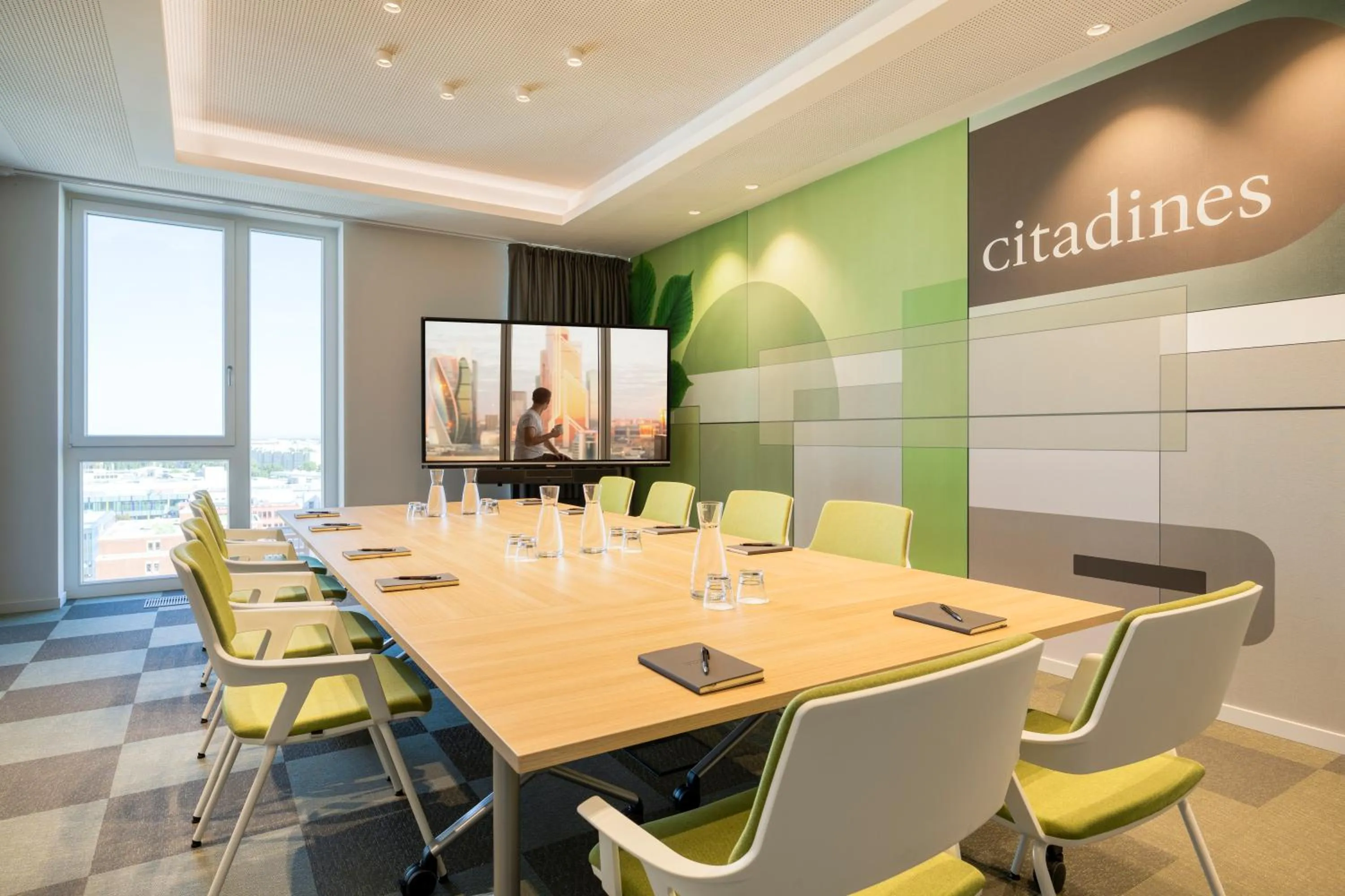 Meeting/conference room in Citadines Danube Vienna