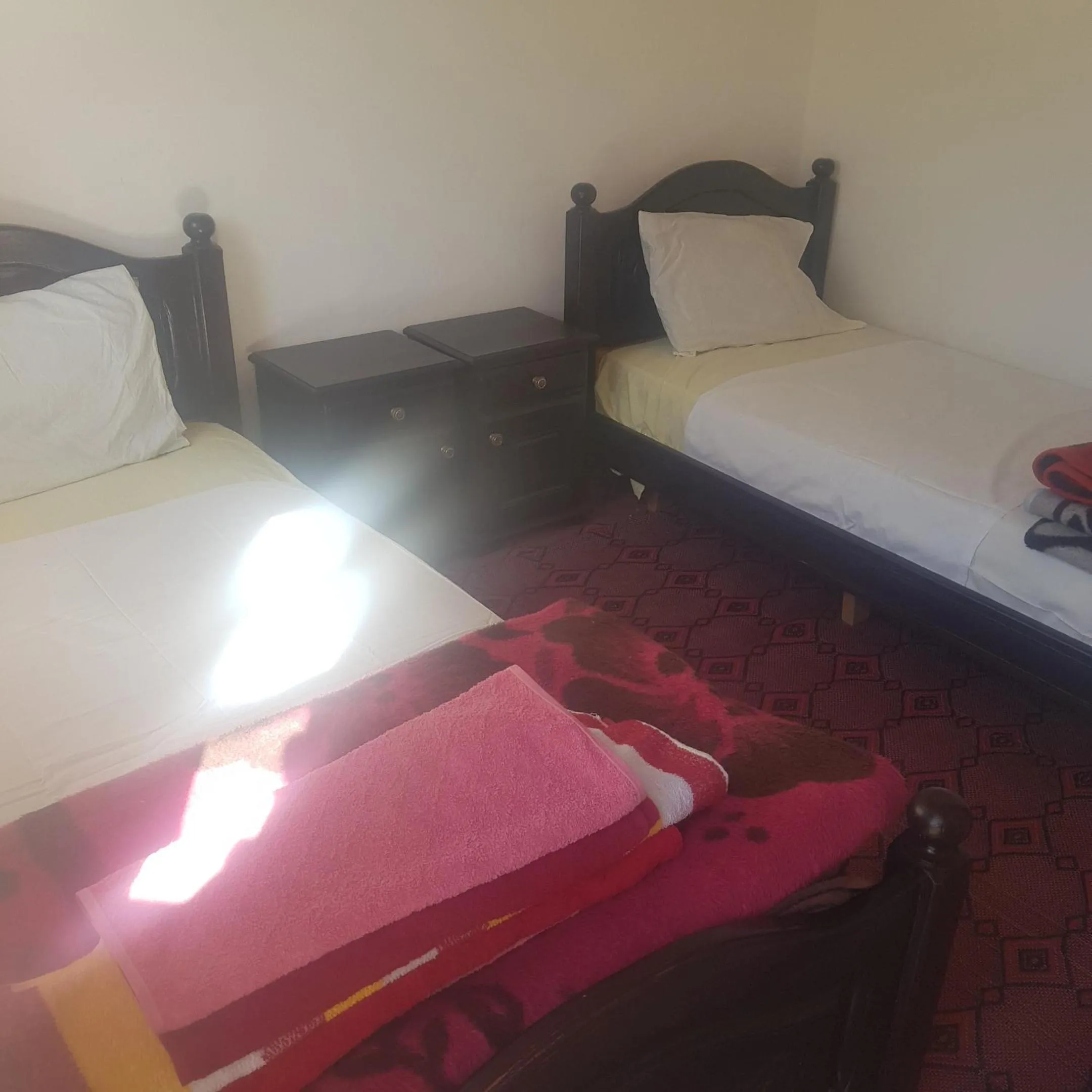Bed in Hotel camping amtoudi