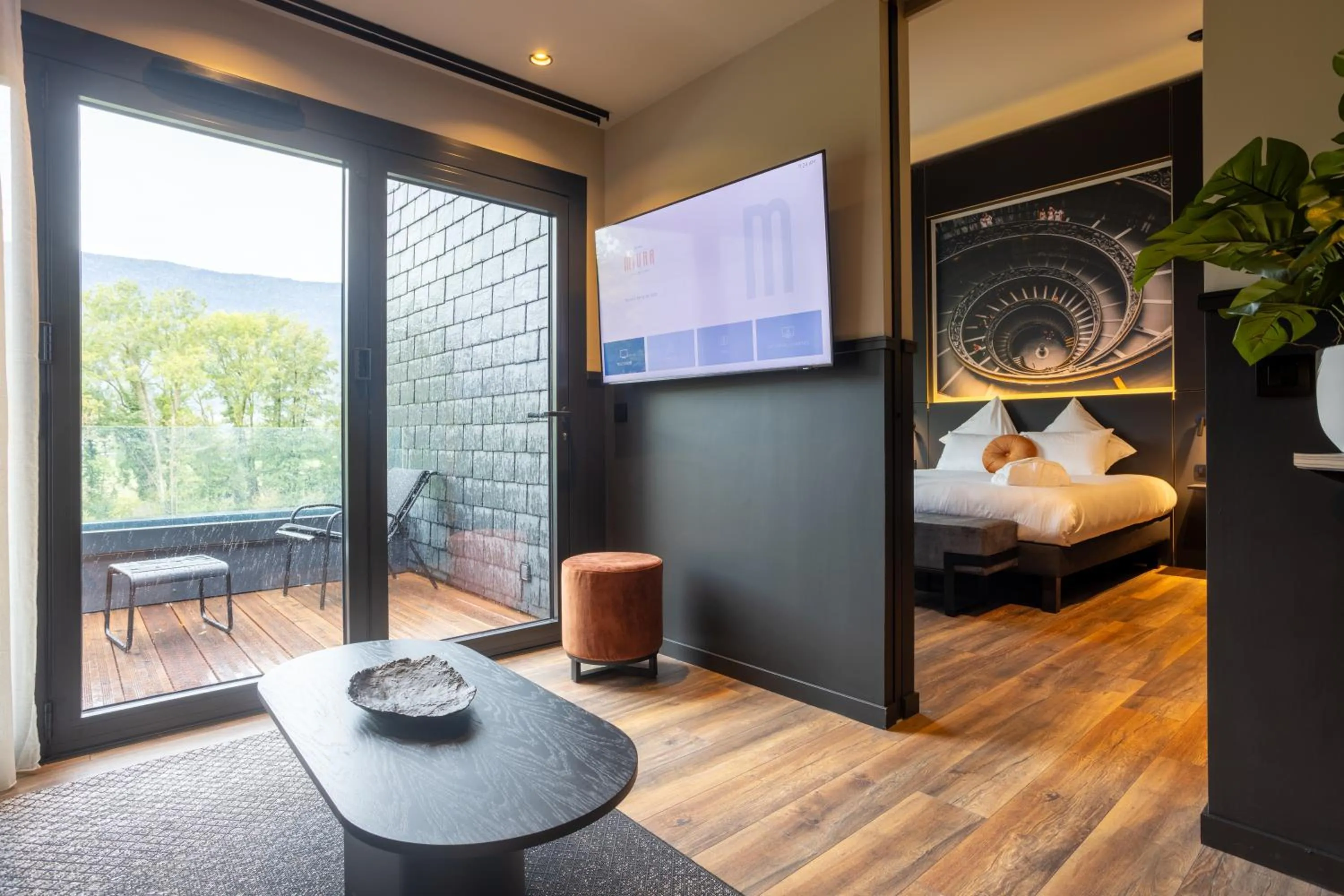 Balcony/Terrace, Bed in Miura