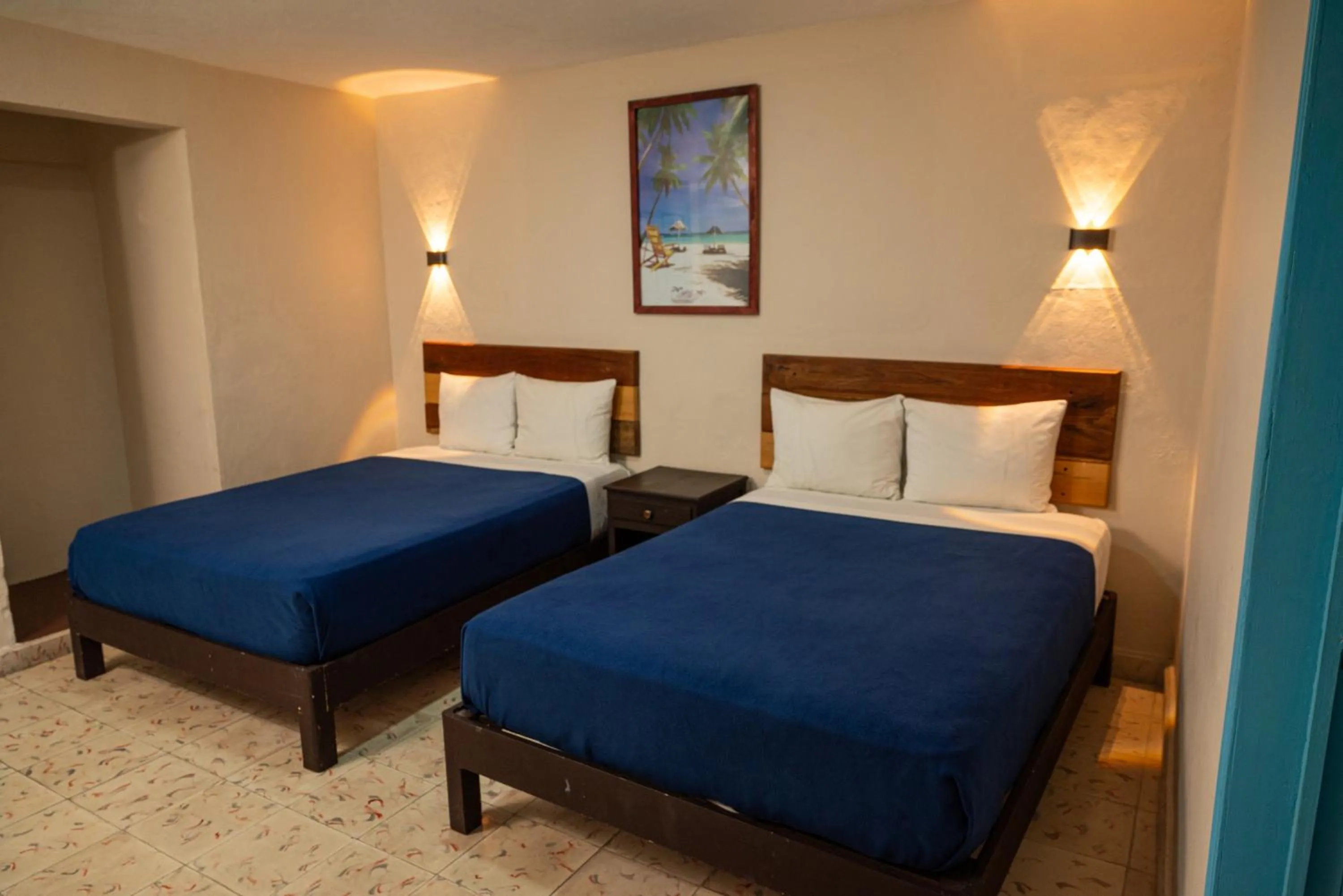 Bed in LUNA AZUL BY UVAS