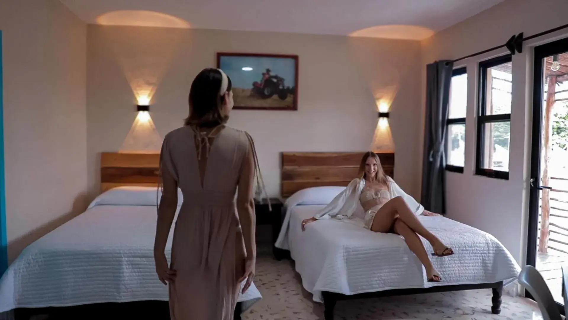 Bed in LUNA AZUL BY UVAS Bed in LUNA AZUL BY UVAS