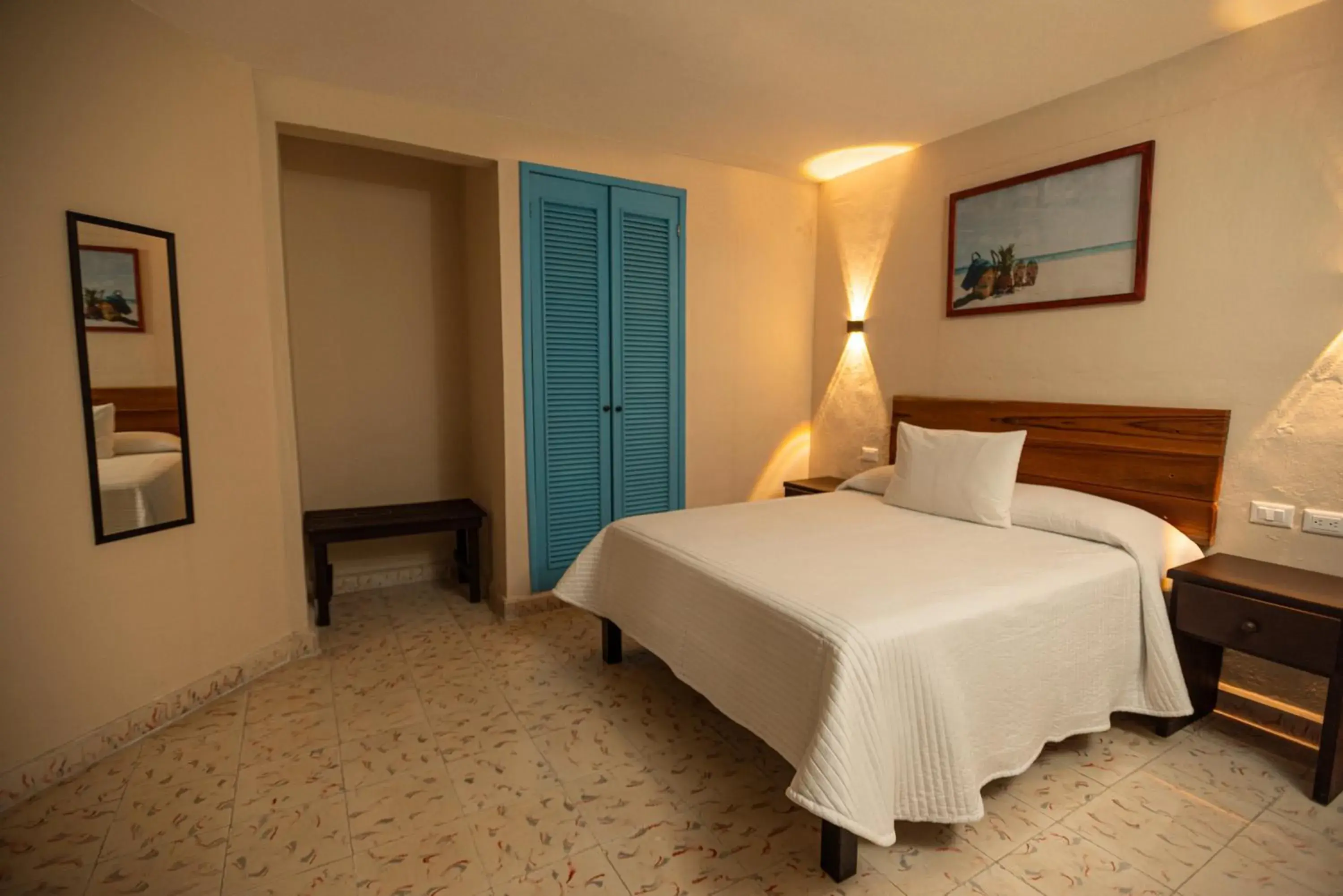 Bed in LUNA AZUL BY UVAS Bed in LUNA AZUL BY UVAS