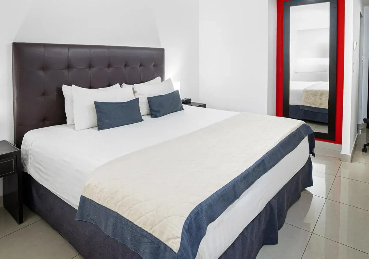 Bedroom, Bed in Hotel México Plaza Celaya Bedroom, Bed in Hotel México Plaza Celaya