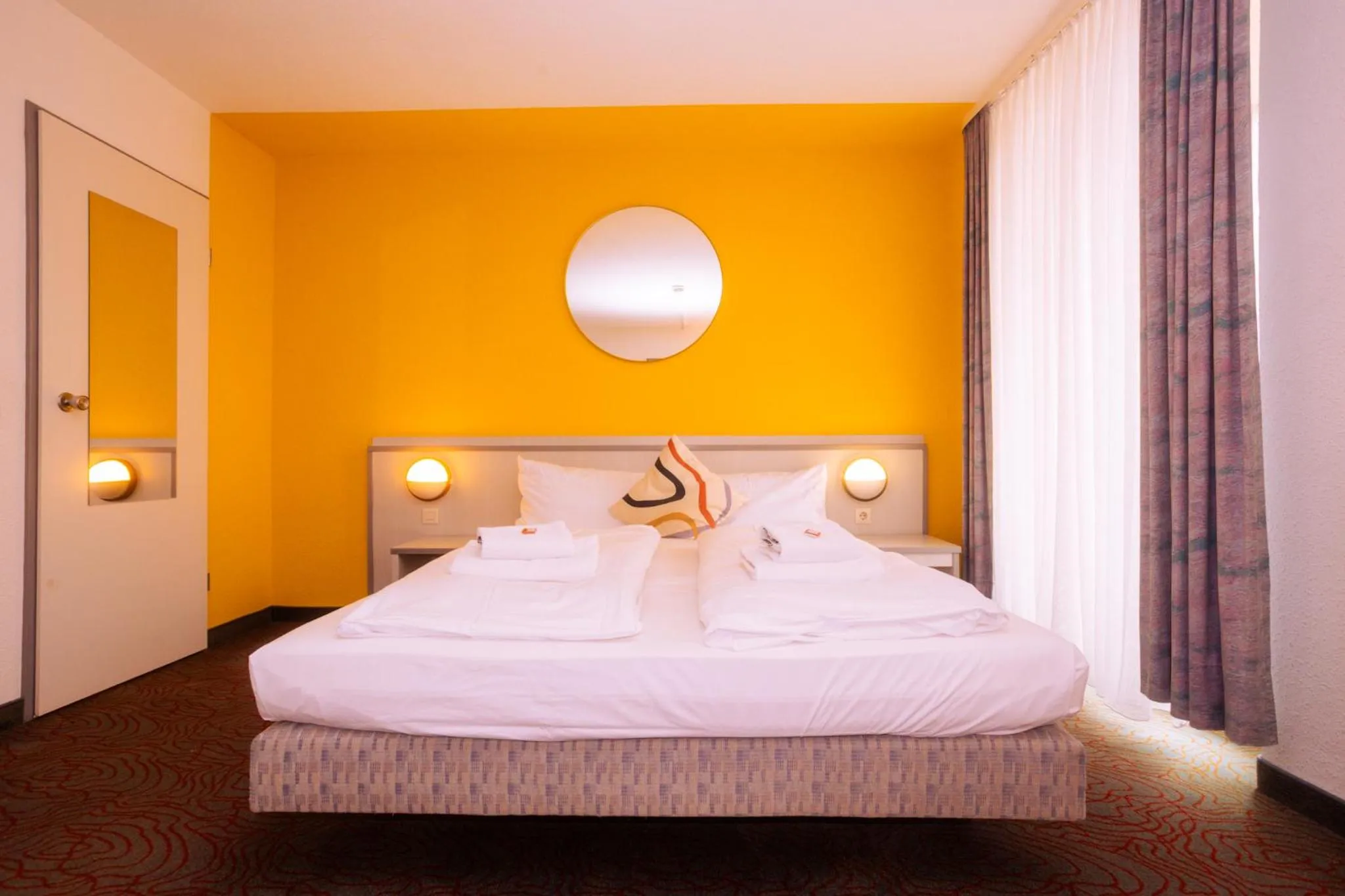 Bed in Hessenland Hotel Kassel Innenstadt by Stay Awesome