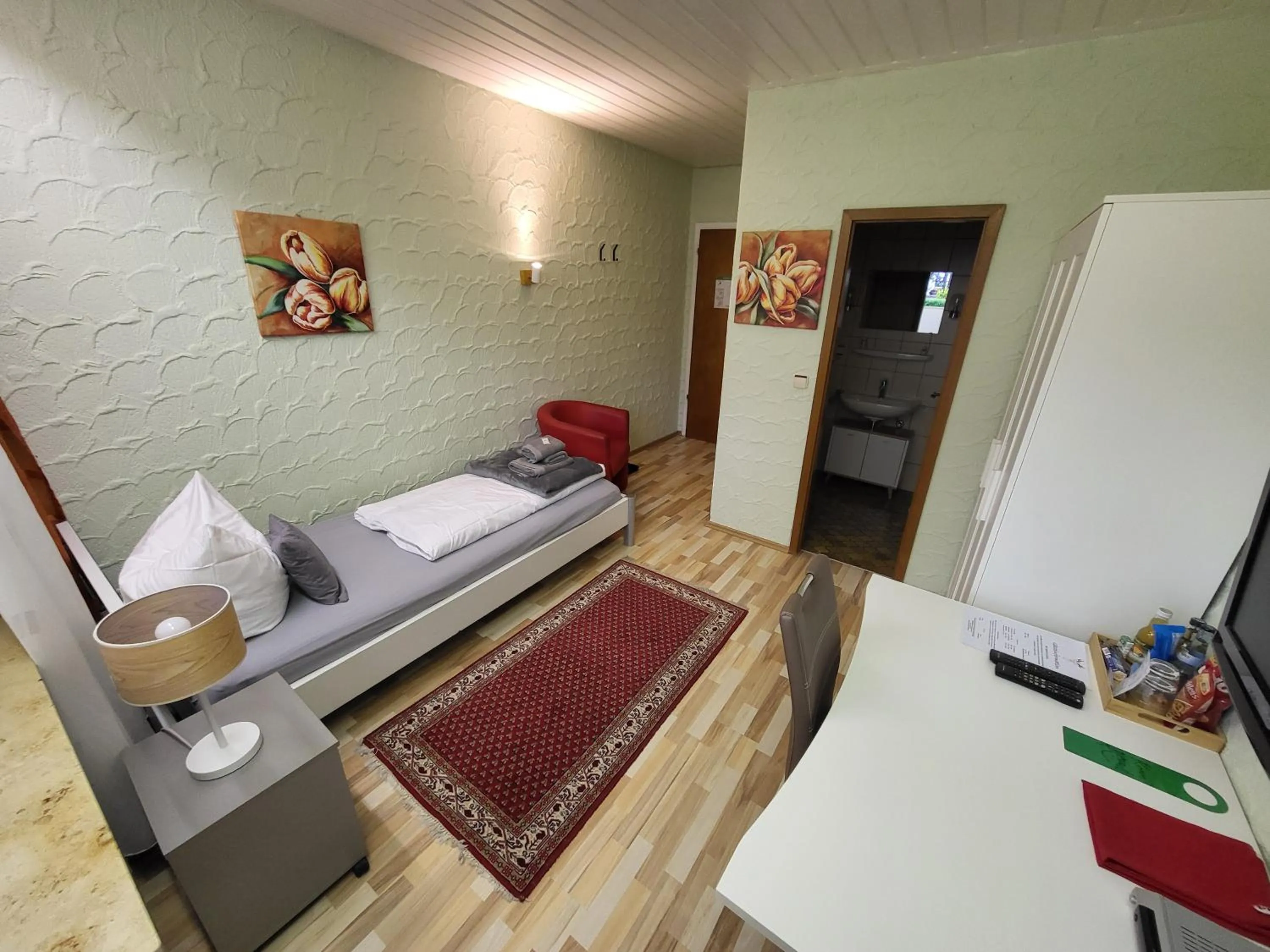 Photo of the whole room, Bed in Hotel Schönblick