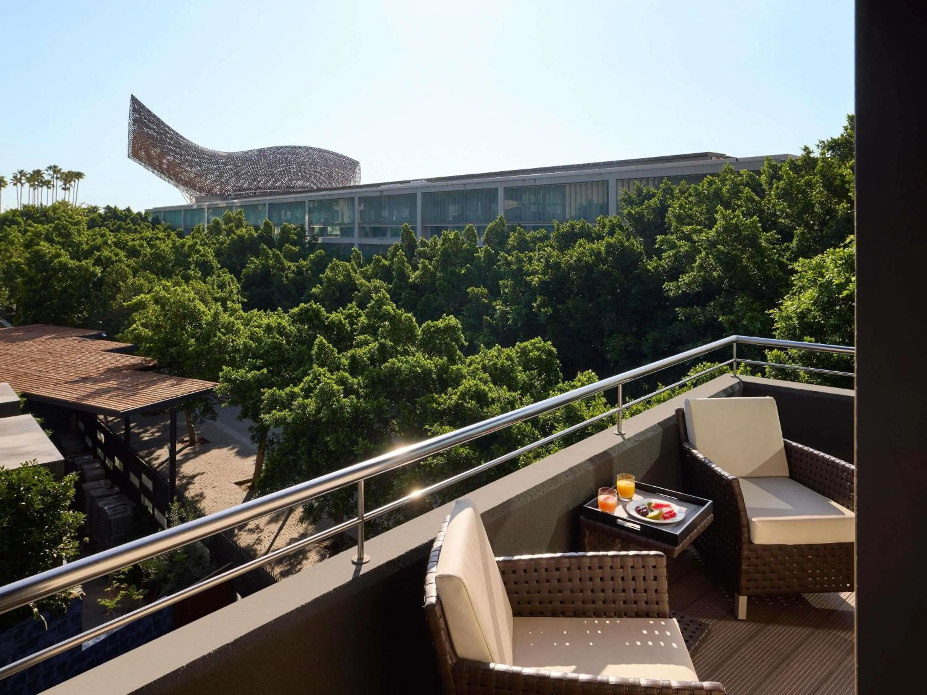 Bedroom in Sofitel Barcelona Skipper