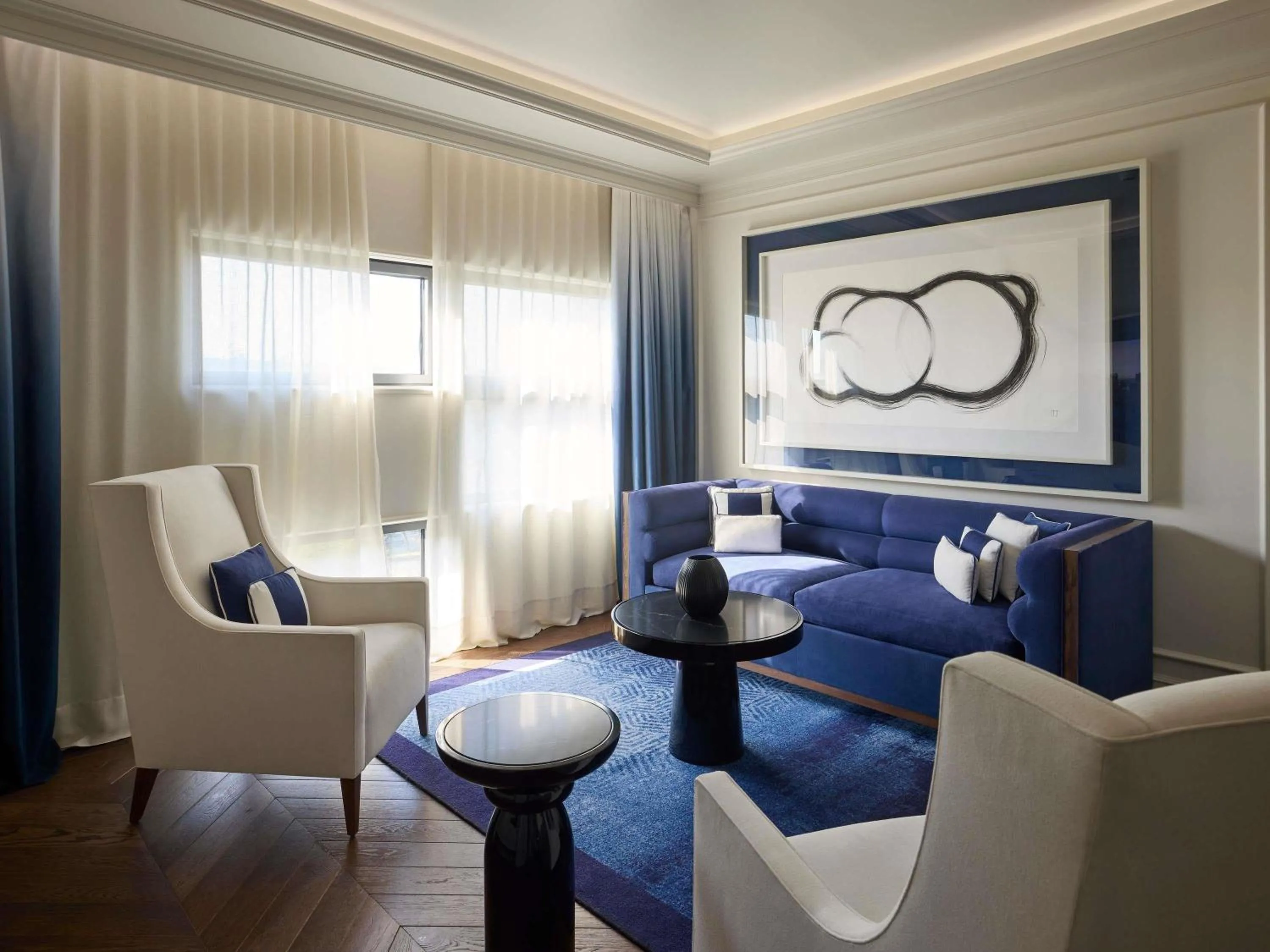 Bedroom in Sofitel Barcelona Skipper