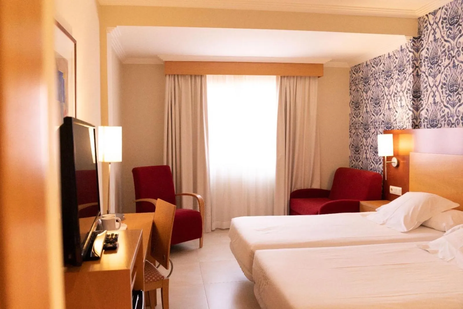 Bed in Hotel Canelas