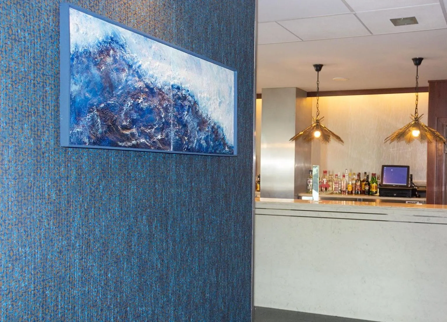 Communal lounge/ TV room in Hotel Canelas