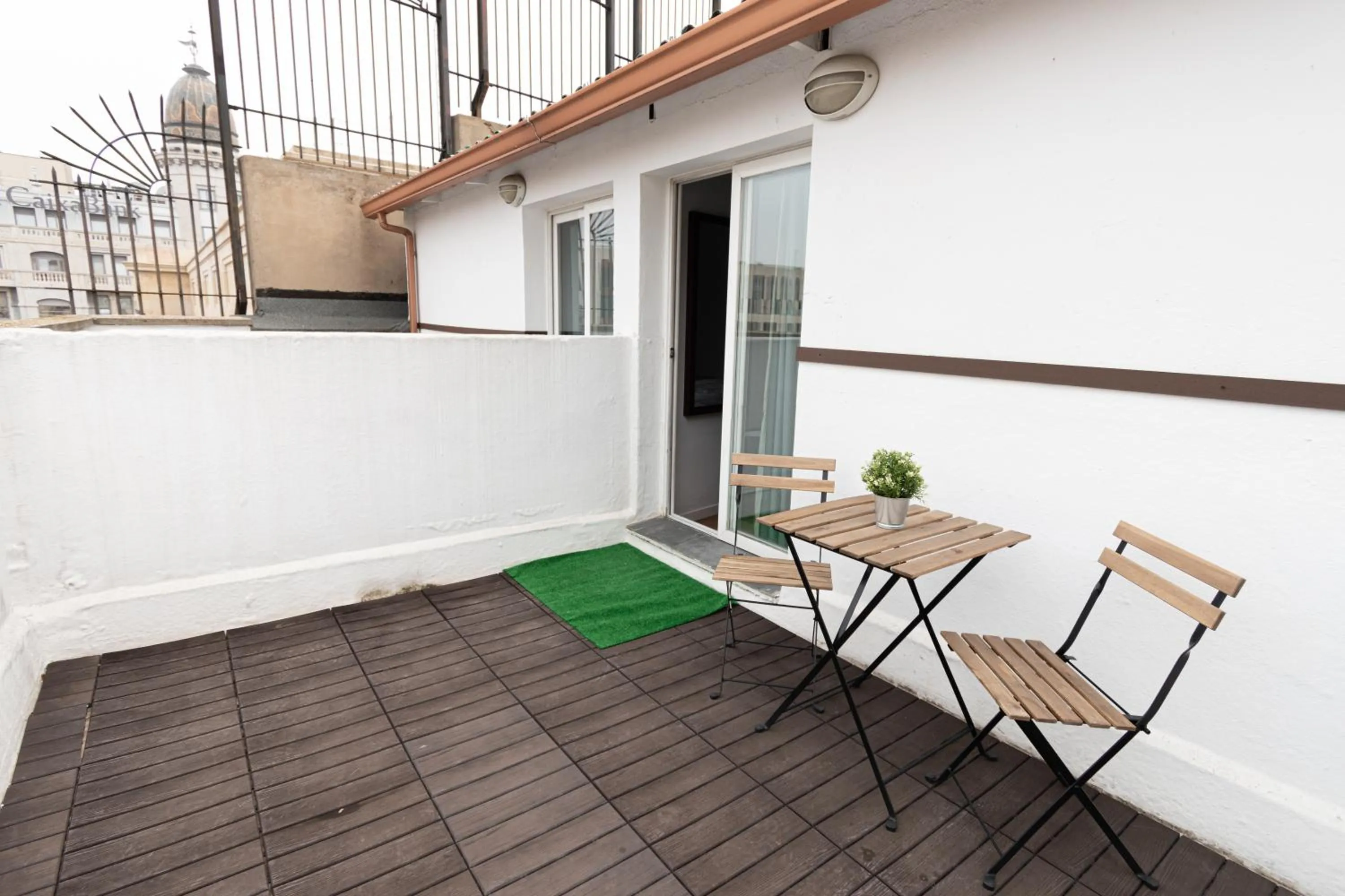 Balcony/Terrace in Hotel Alda Zaragoza Independencia