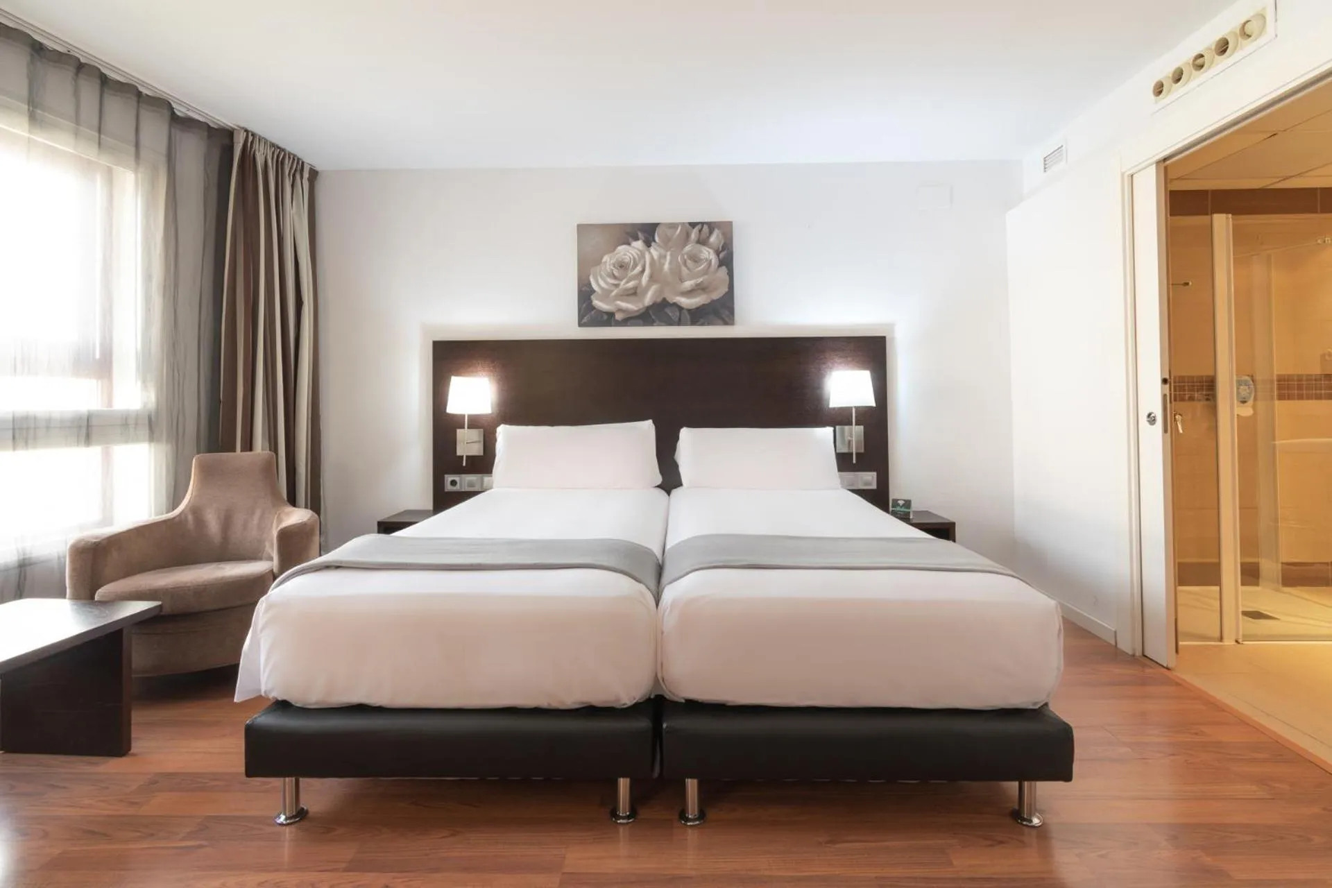 Bed in Hotel Alda Zaragoza Independencia