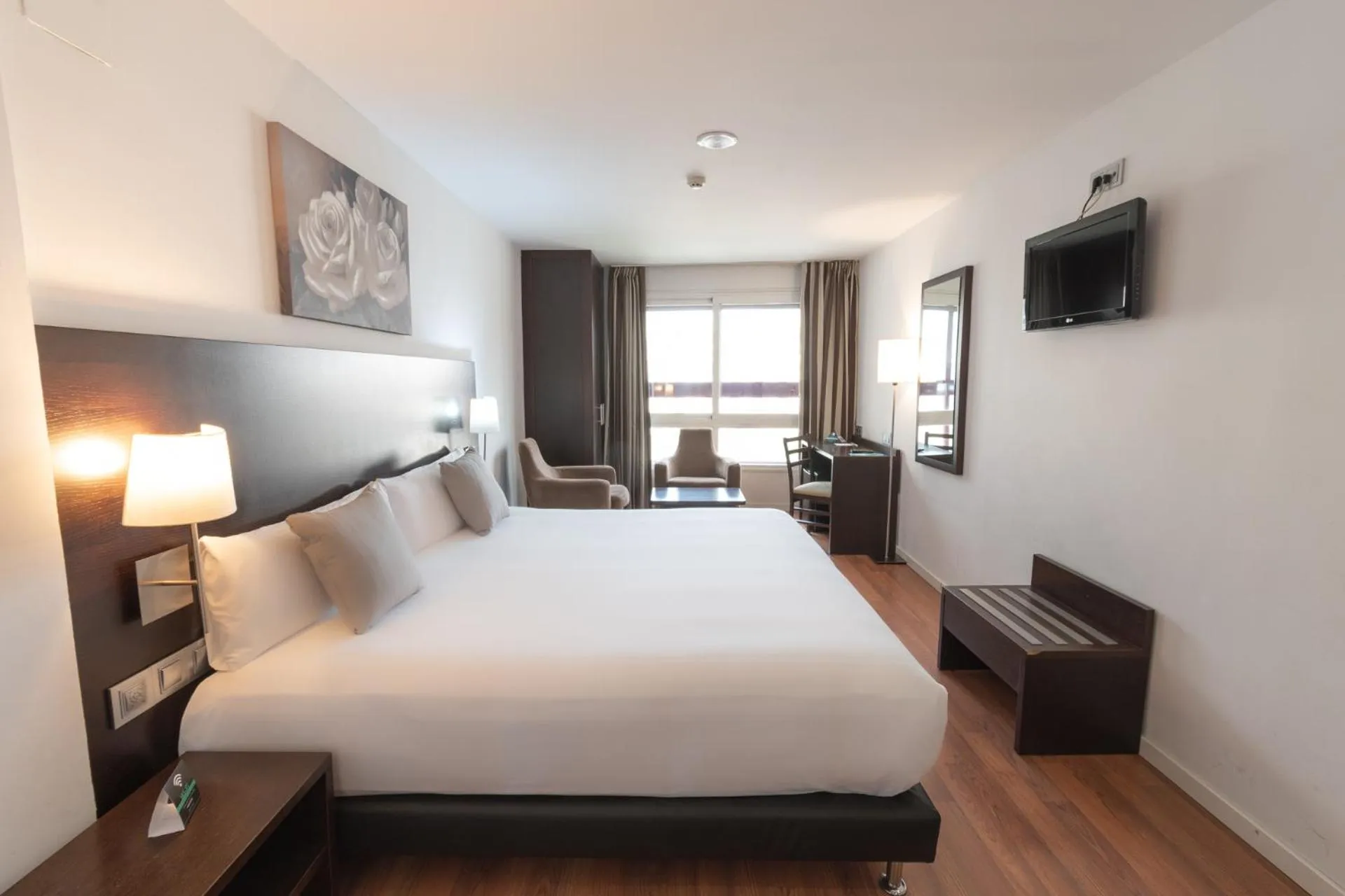 Bed in Hotel Alda Zaragoza Independencia