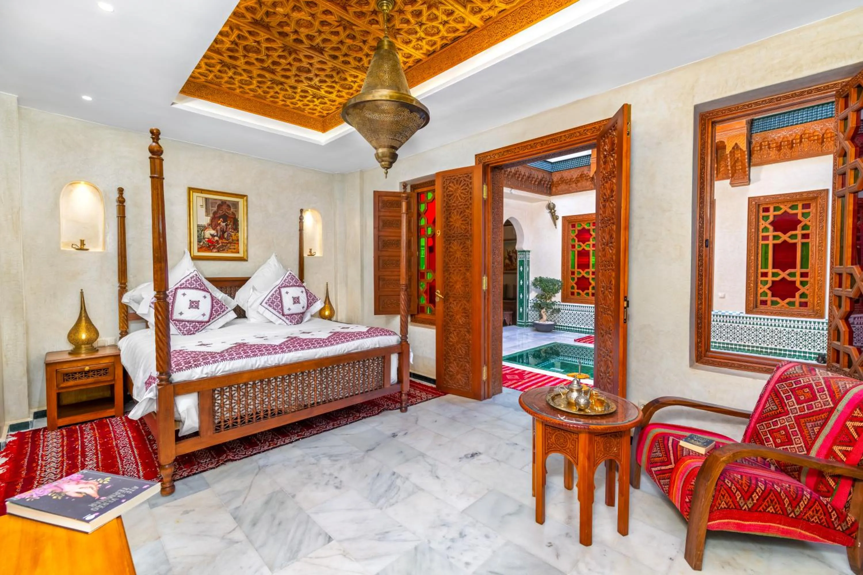 Bed in Riad Diamond Of Marrakech & Spa