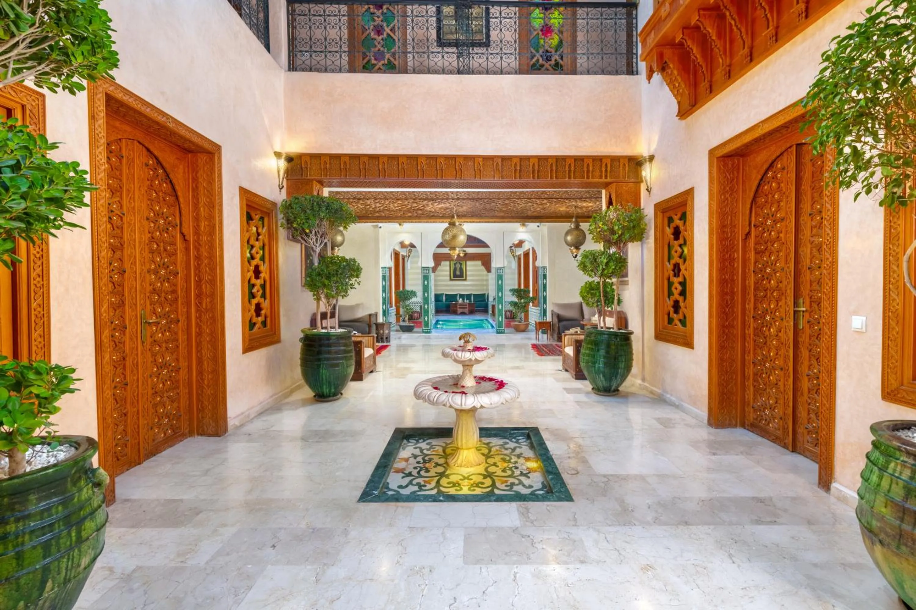 Patio in Riad Diamond Of Marrakech & Spa