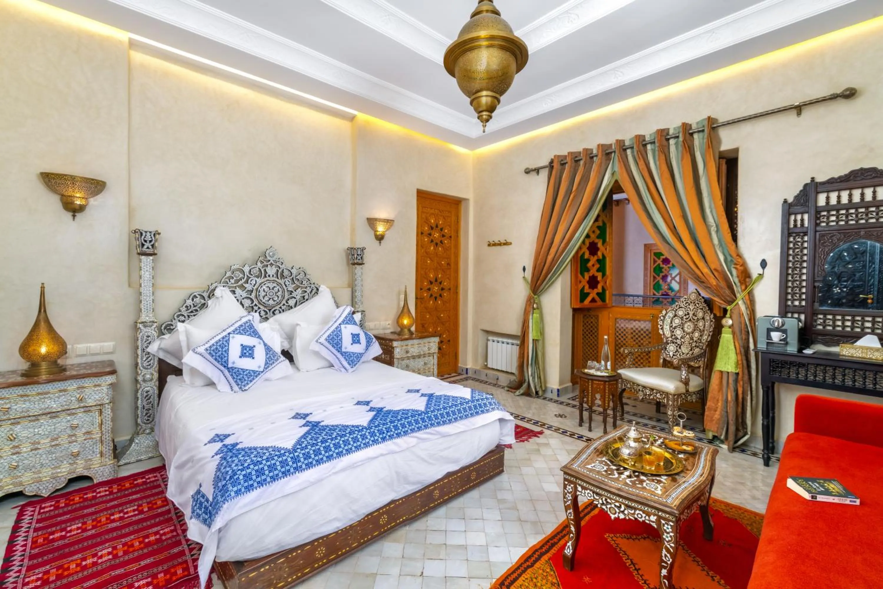 Photo of the whole room, Bed in Riad Diamond Of Marrakech & Spa
