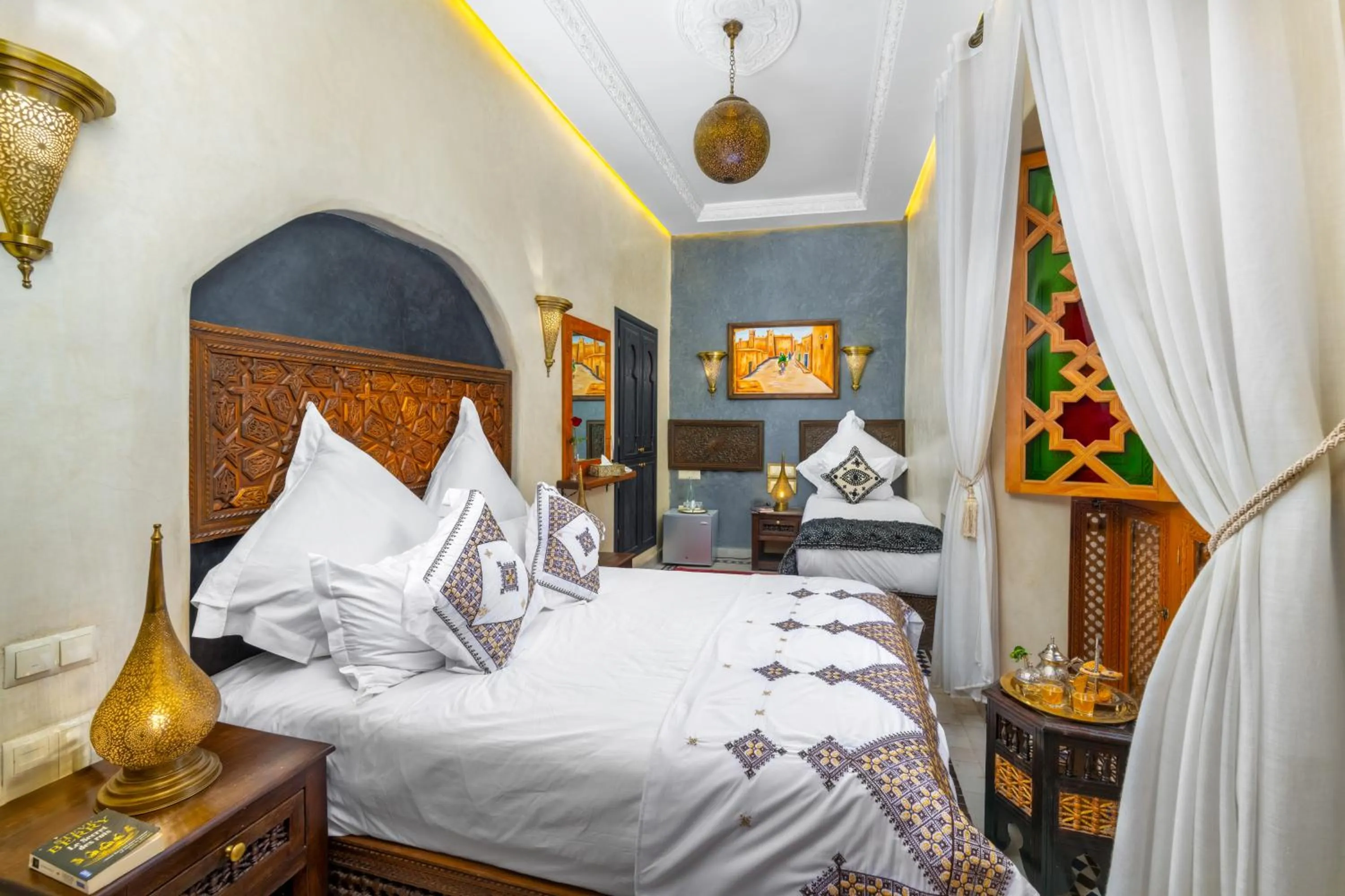 Photo of the whole room, Bed in Riad Diamond Of Marrakech & Spa