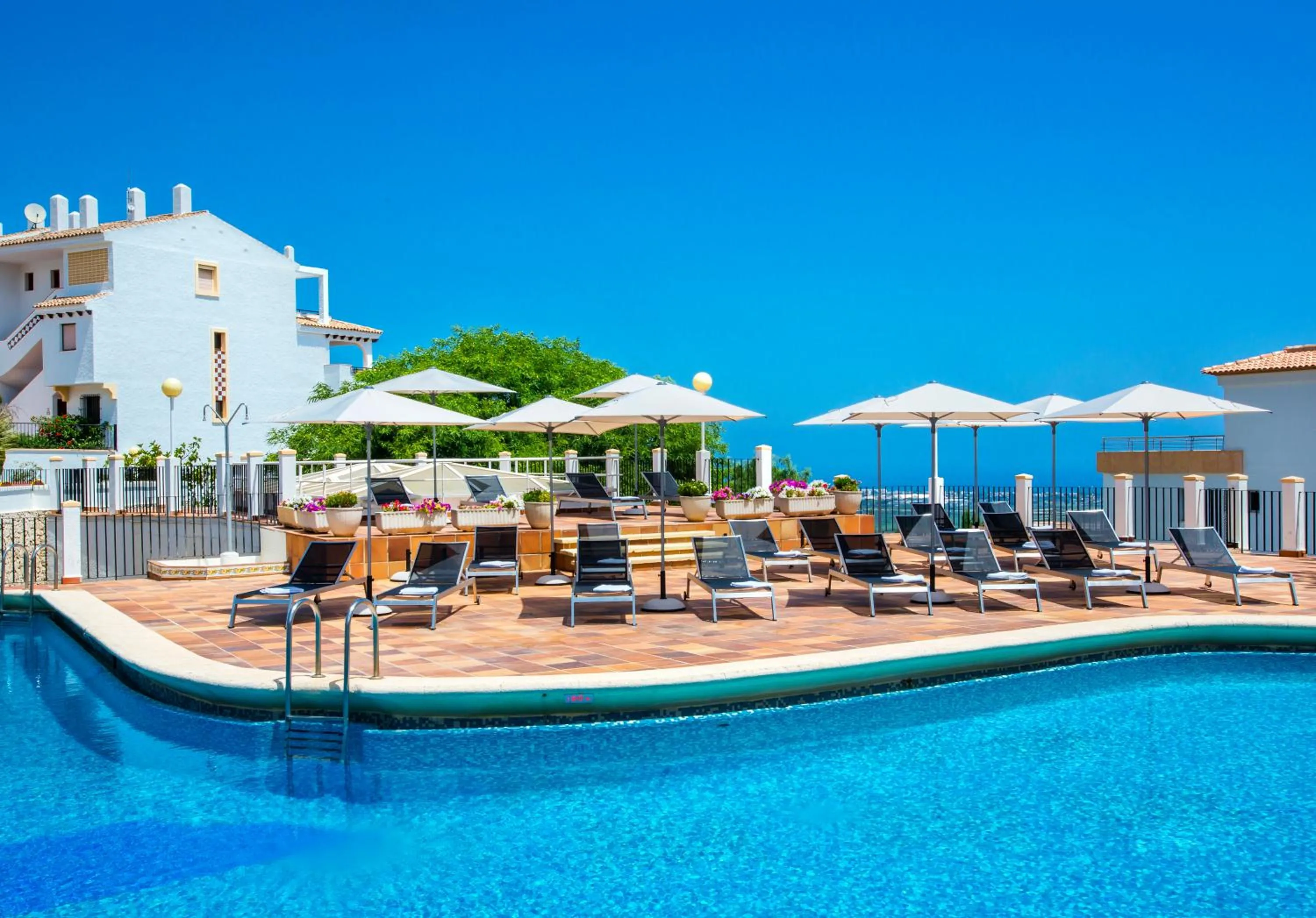 Pool view in Complejo Bellavista Residencial