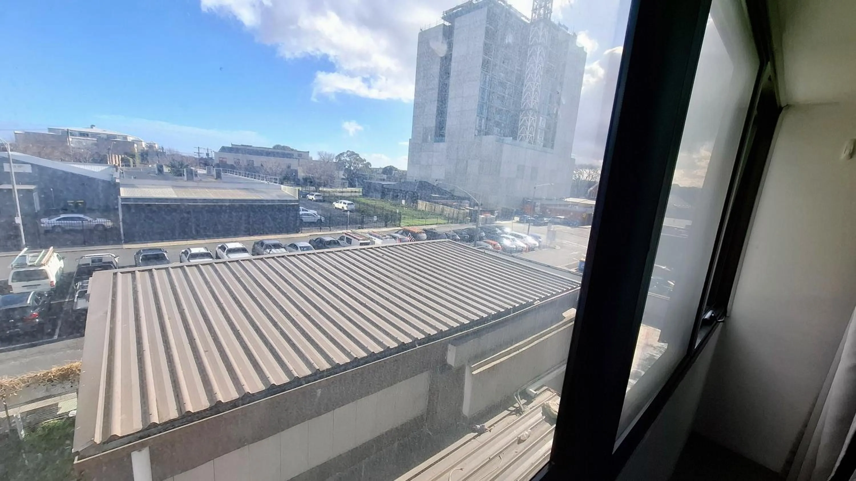 City view in Exodus Dandenong Apartment Hotel
