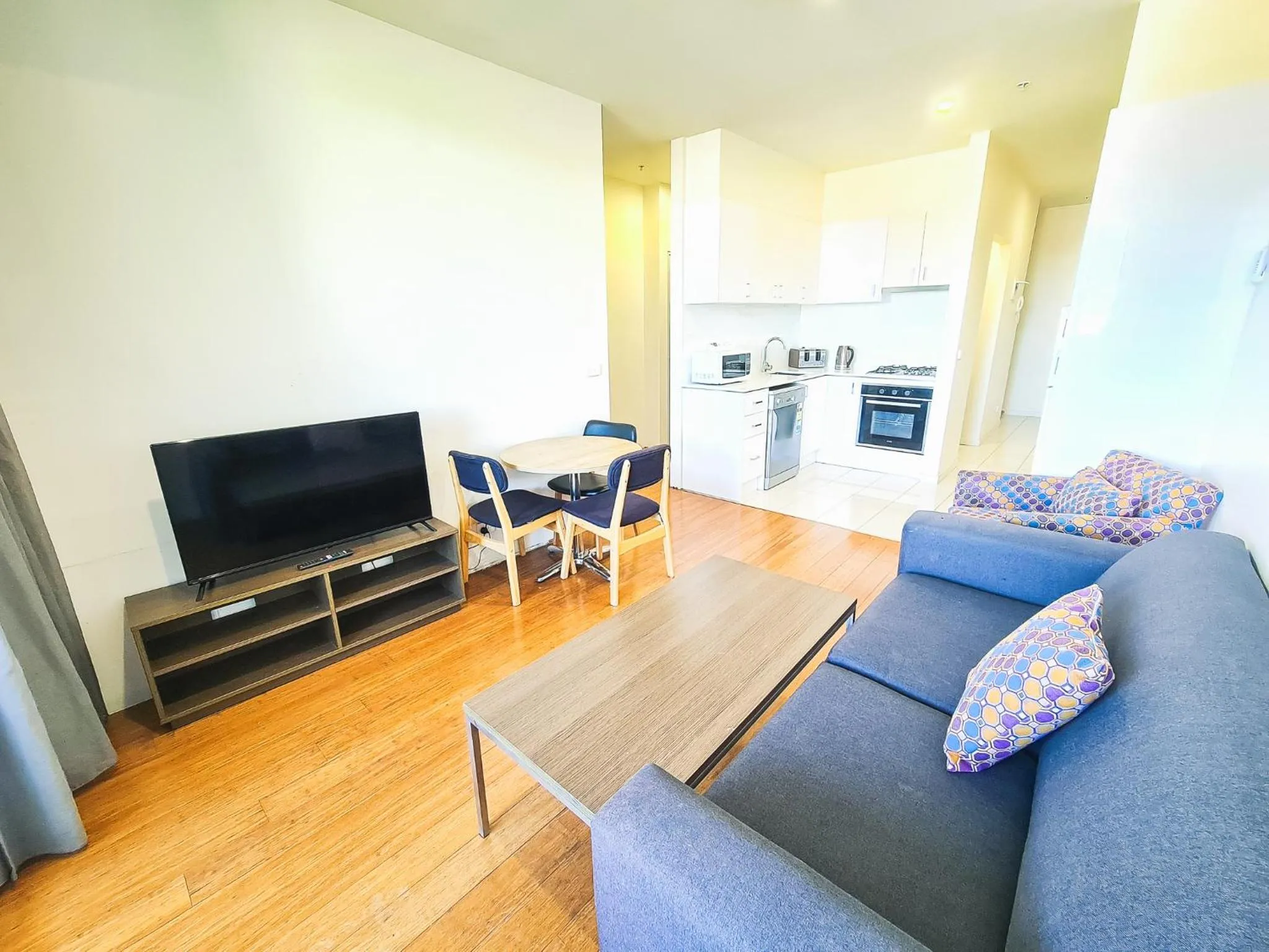 Living room in Exodus Dandenong Apartment Hotel