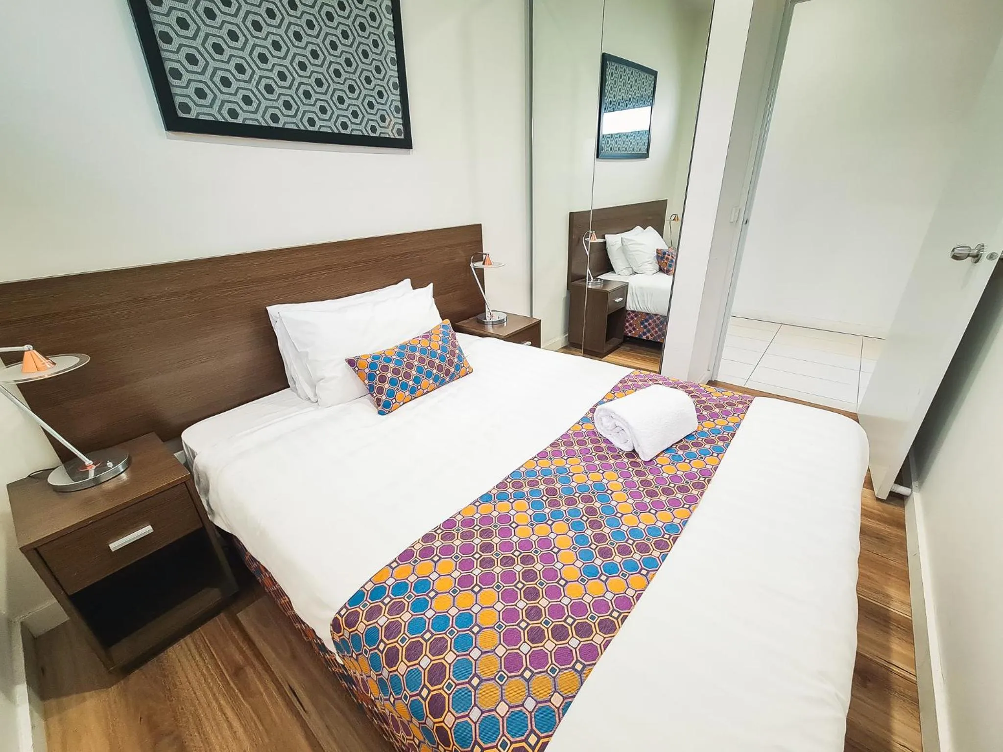 Photo of the whole room, Bed in Exodus Dandenong Apartment Hotel