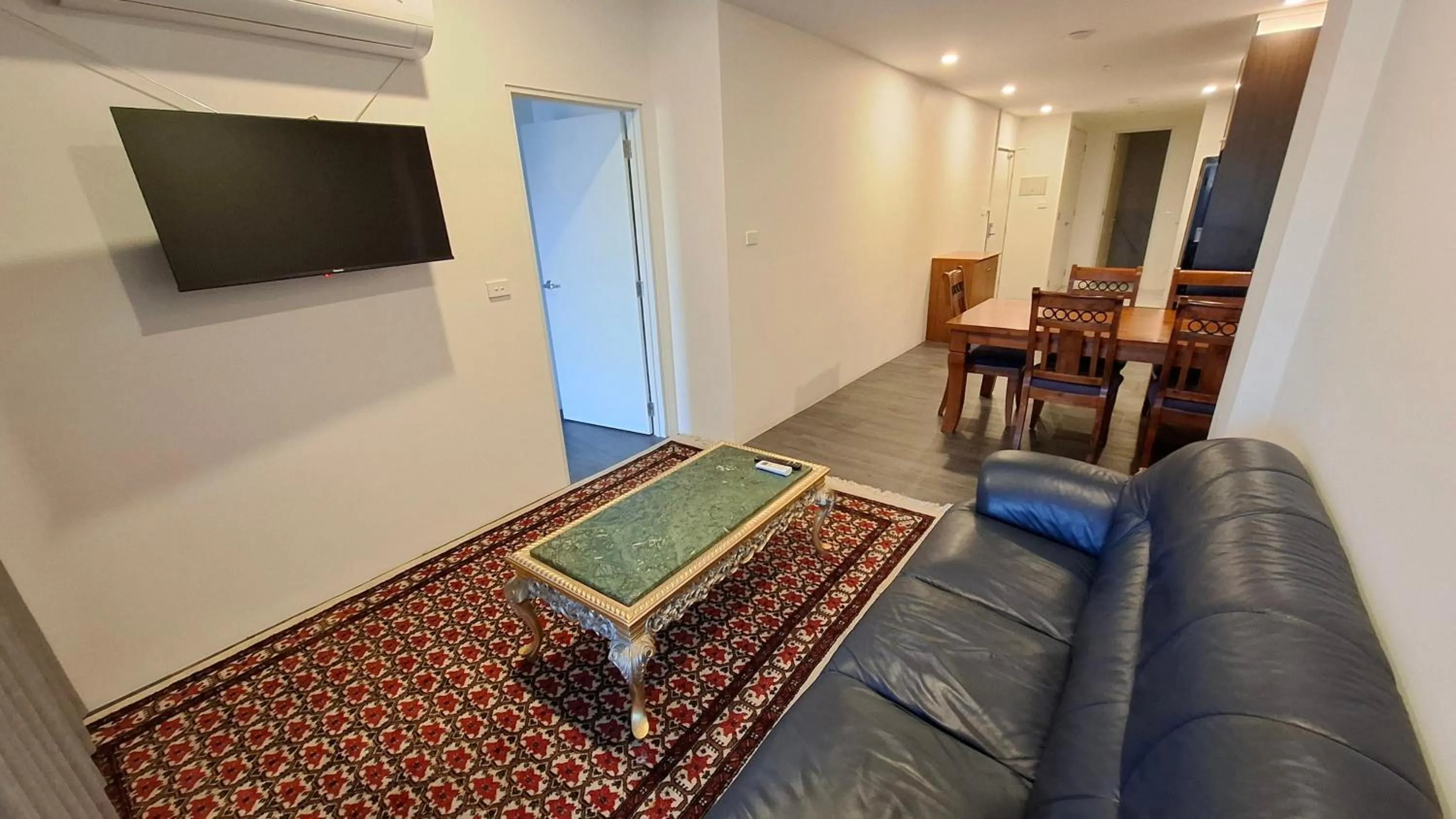 Living room in Exodus Dandenong Apartment Hotel