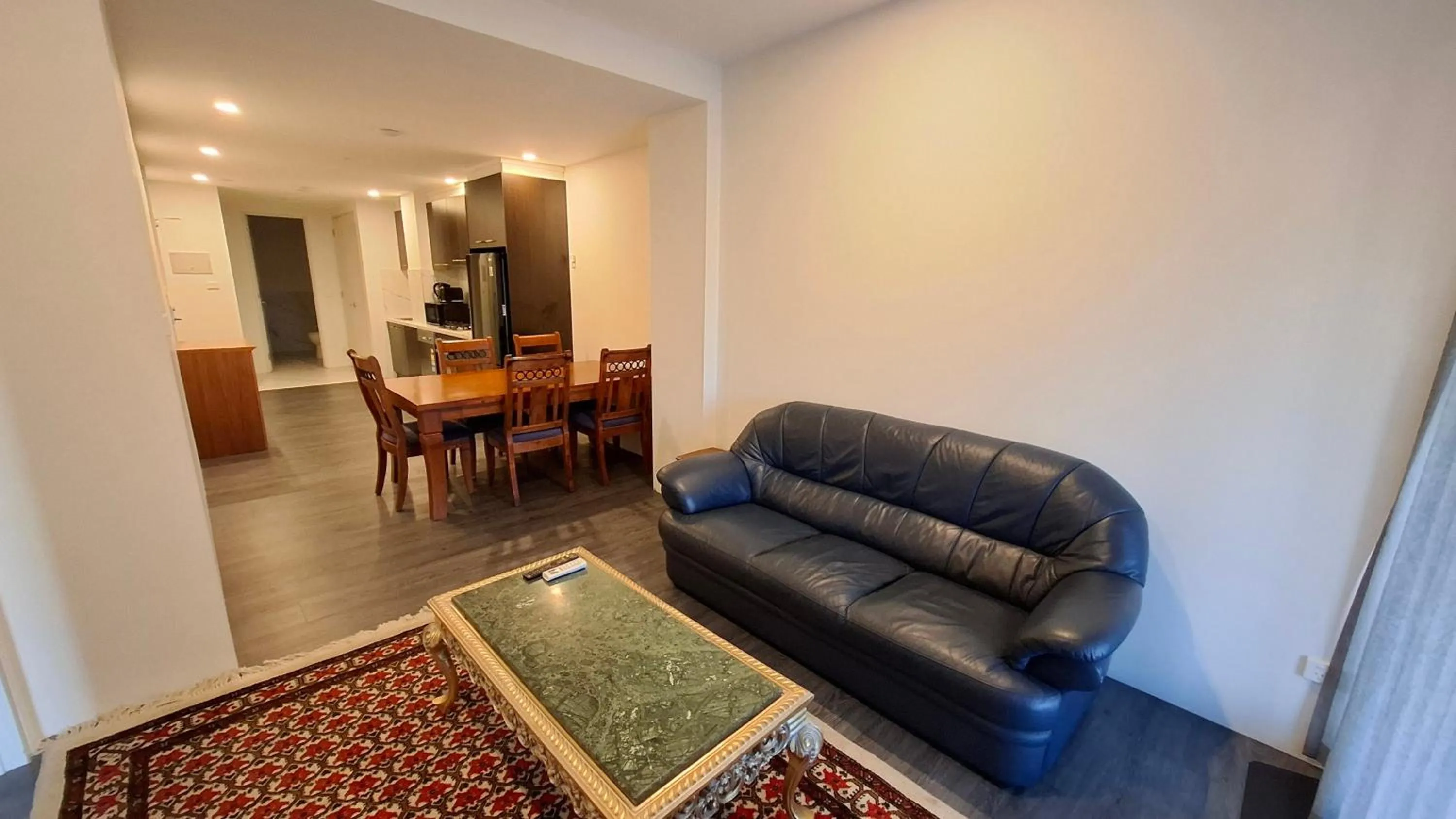 Seating area in Exodus Dandenong Apartment Hotel