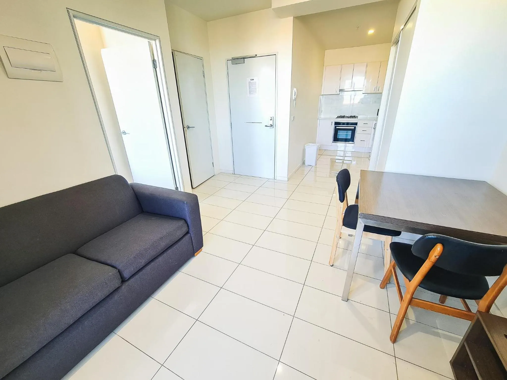Seating area in Exodus Dandenong Apartment Hotel