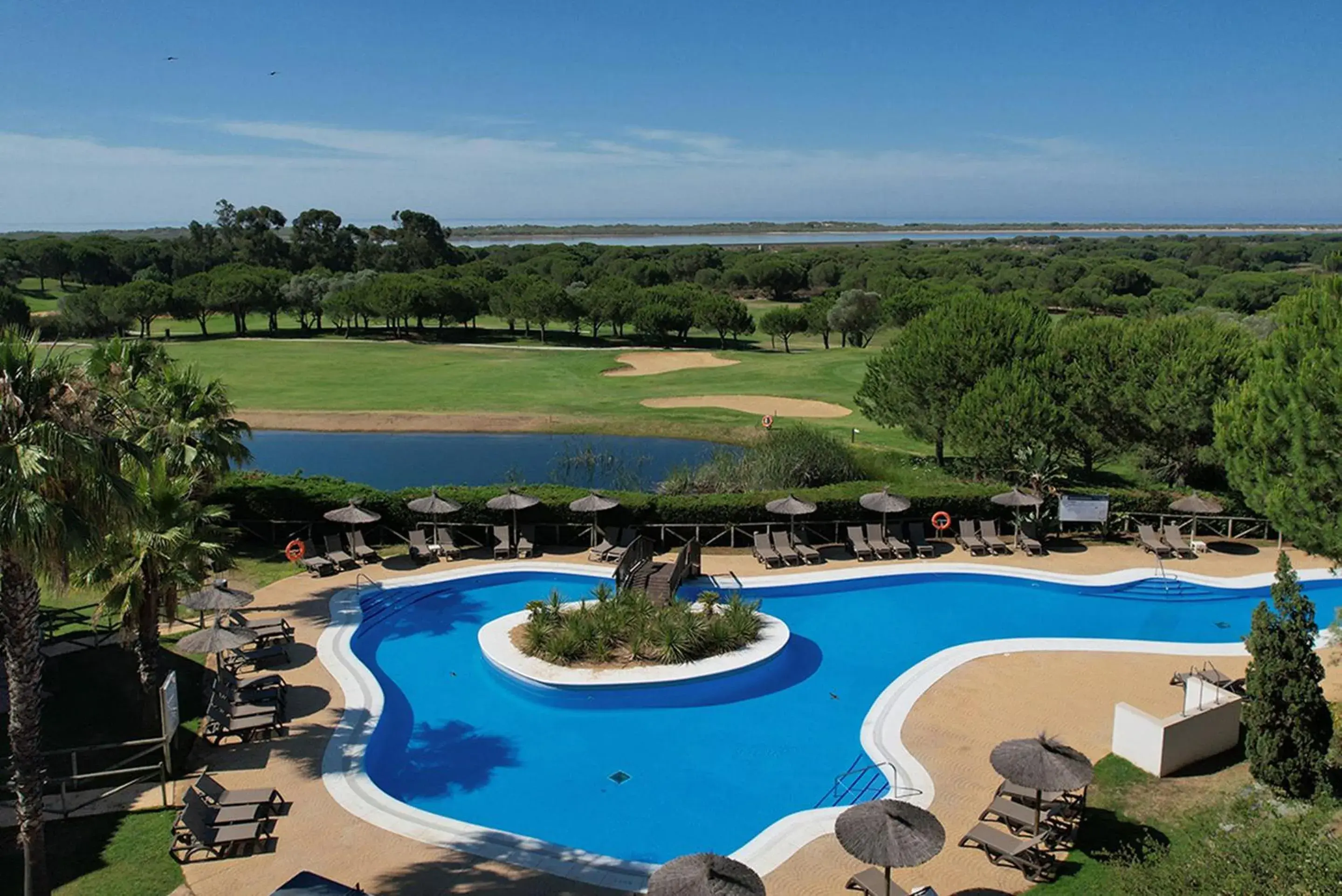 Pool view in Precise Resort El Rompido-The Club Pool view in Precise Resort El Rompido-The Club